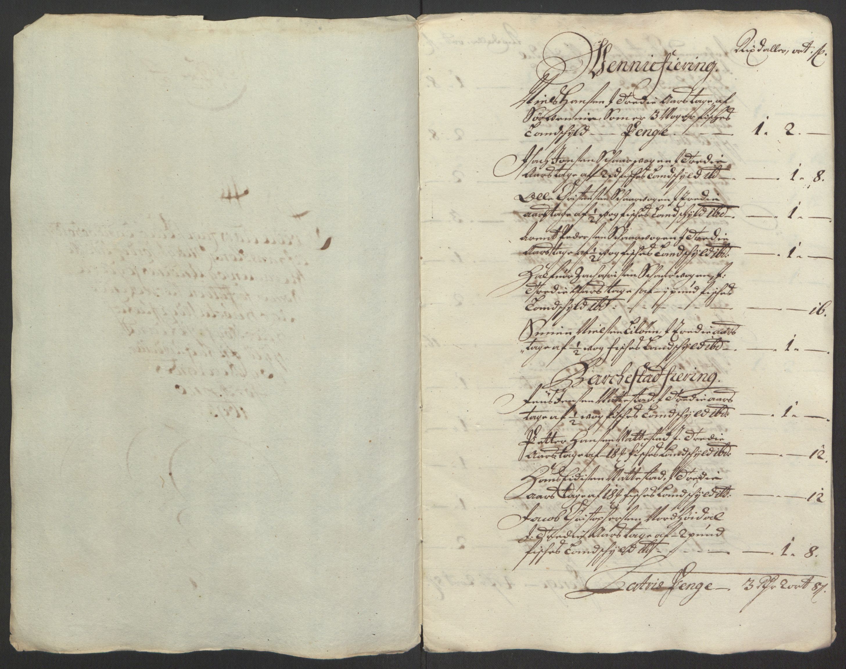 Rentekammeret inntil 1814, Reviderte regnskaper, Fogderegnskap, RA/EA-4092/R67/L4676: Fogderegnskap Vesterålen, Andenes og Lofoten, 1691-1693, p. 326