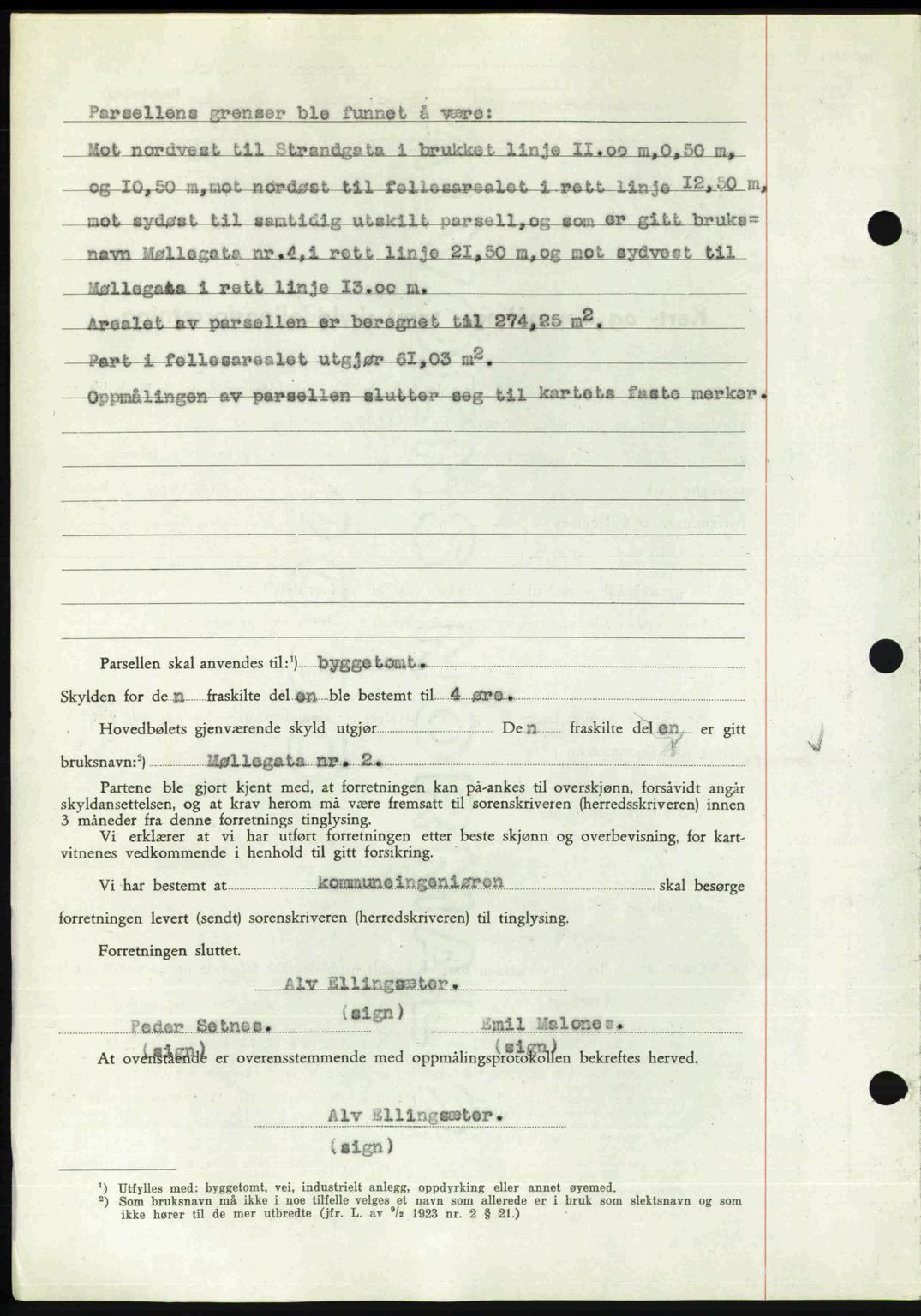 Romsdal sorenskriveri, AV/SAT-A-4149/1/2/2C: Mortgage book no. A27, 1948-1948, Diary no: : 2184/1948