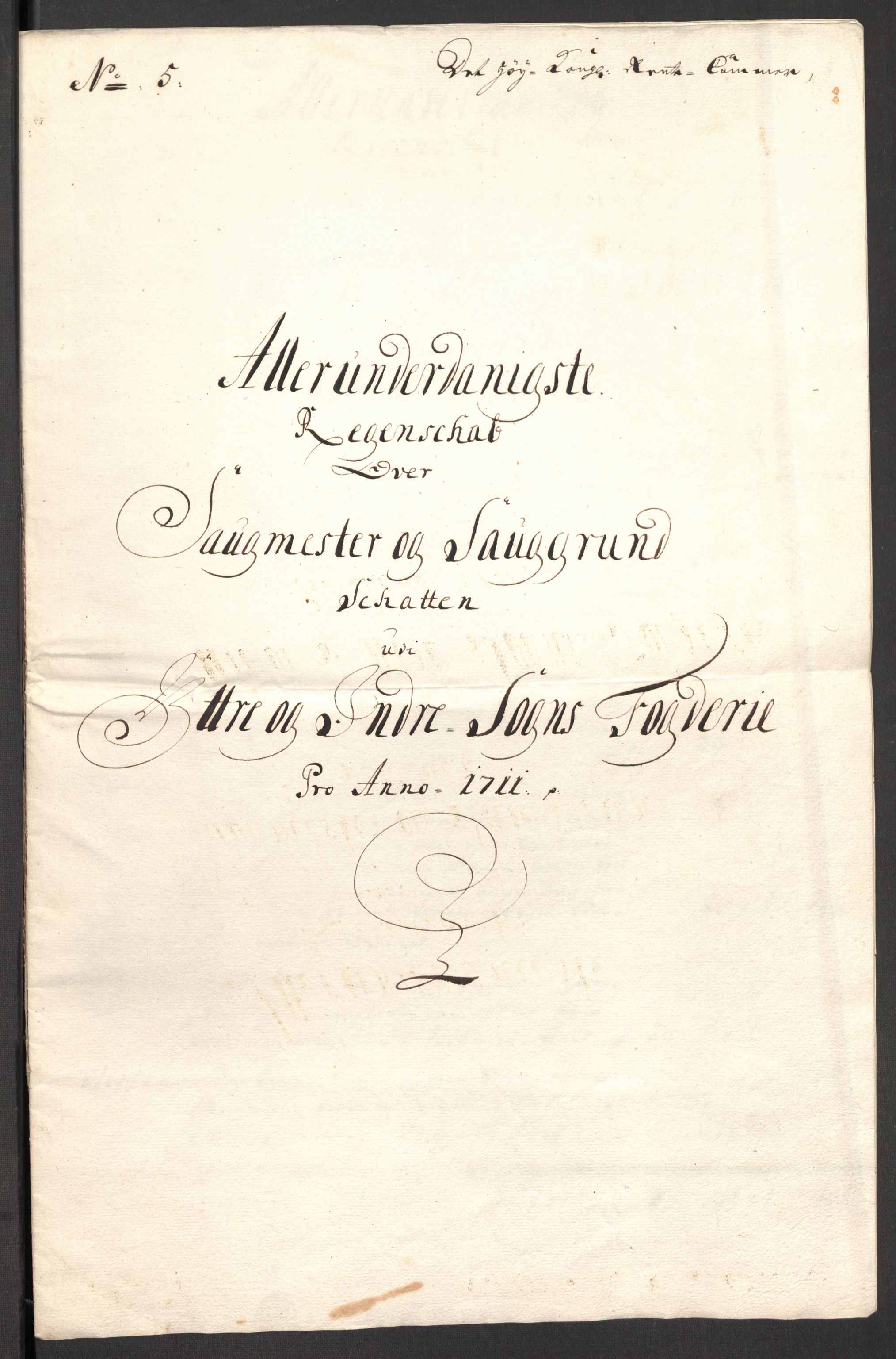 Rentekammeret inntil 1814, Reviderte regnskaper, Fogderegnskap, RA/EA-4092/R52/L3317: Fogderegnskap Sogn, 1711, p. 133