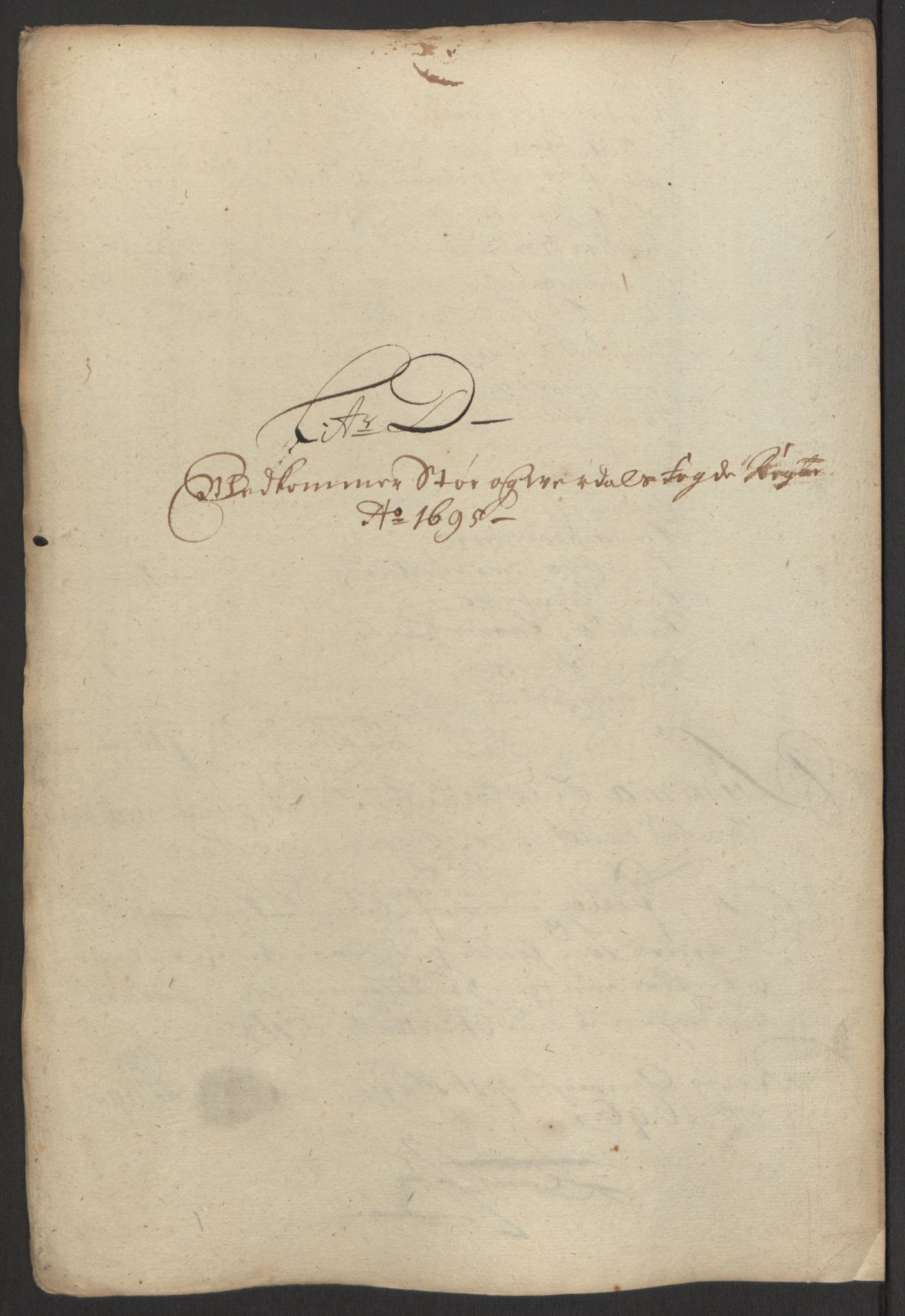 Rentekammeret inntil 1814, Reviderte regnskaper, Fogderegnskap, RA/EA-4092/R62/L4187: Fogderegnskap Stjørdal og Verdal, 1695, p. 65
