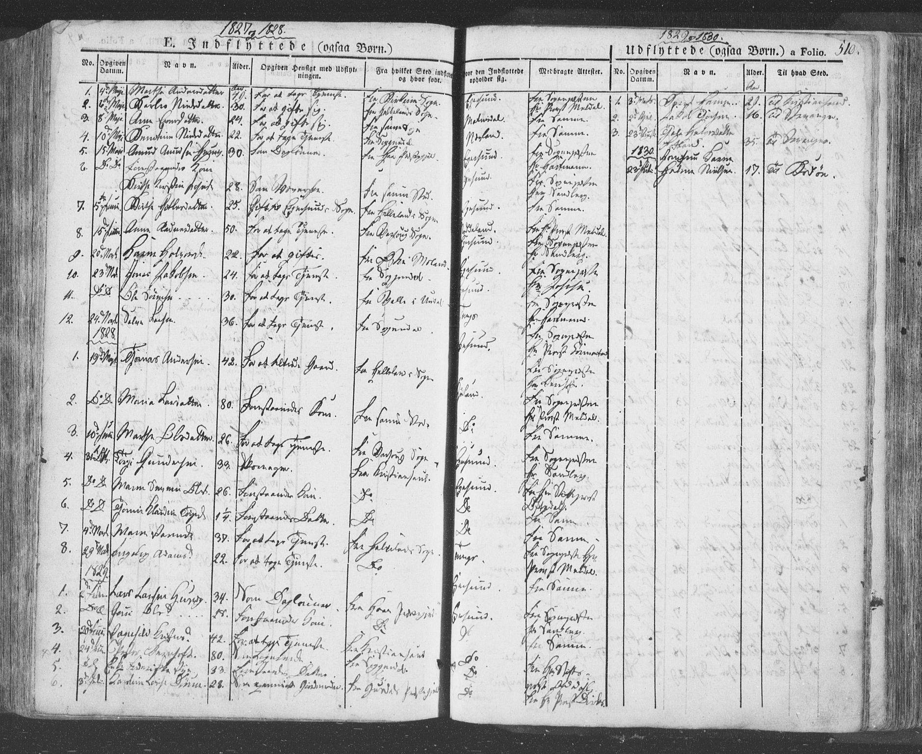 Eigersund sokneprestkontor, SAST/A-101807/S08/L0009: Parish register (official) no. A 9, 1827-1850, p. 510