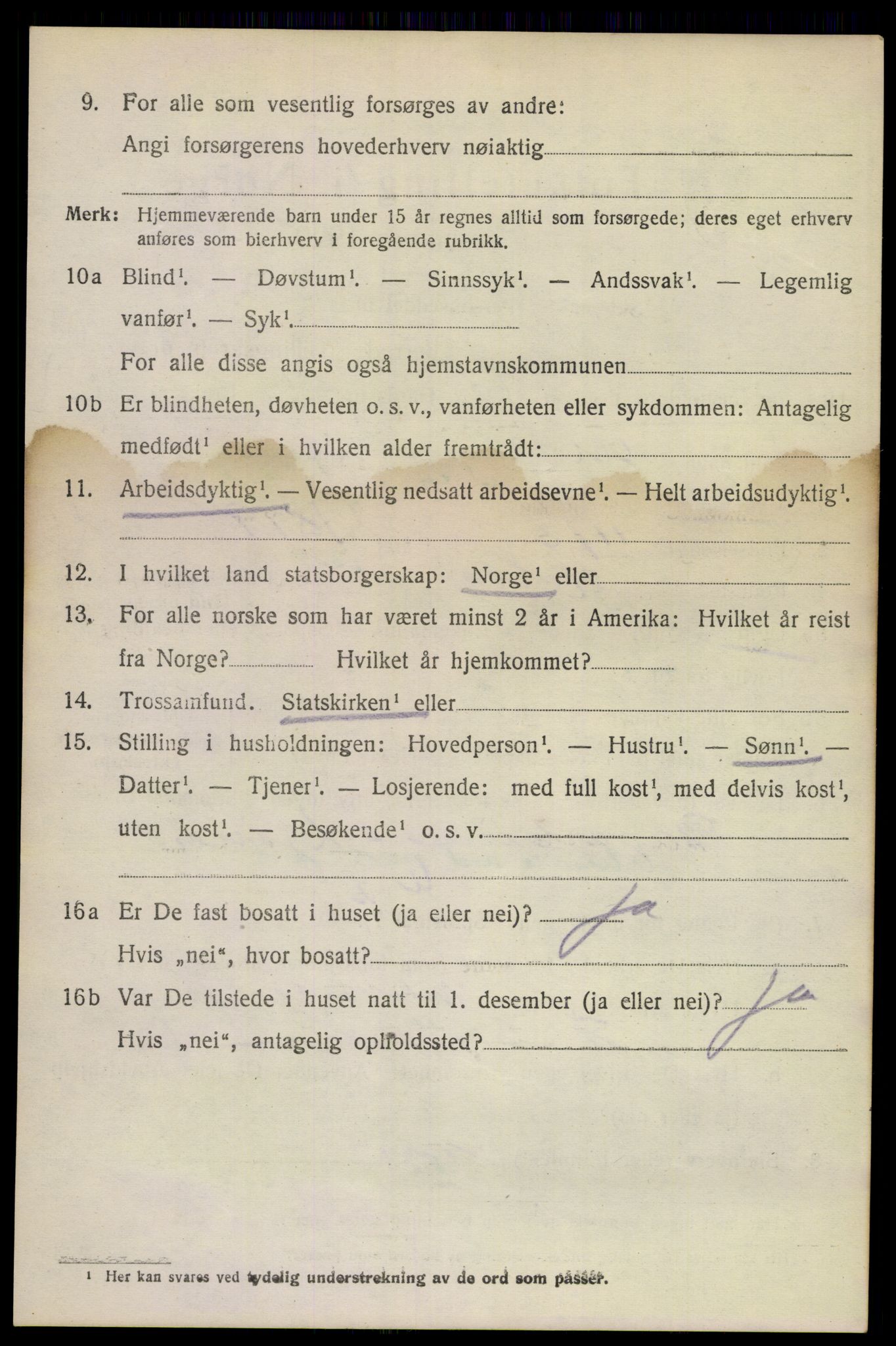 SAKO, 1920 census for Holla, 1920, p. 6602