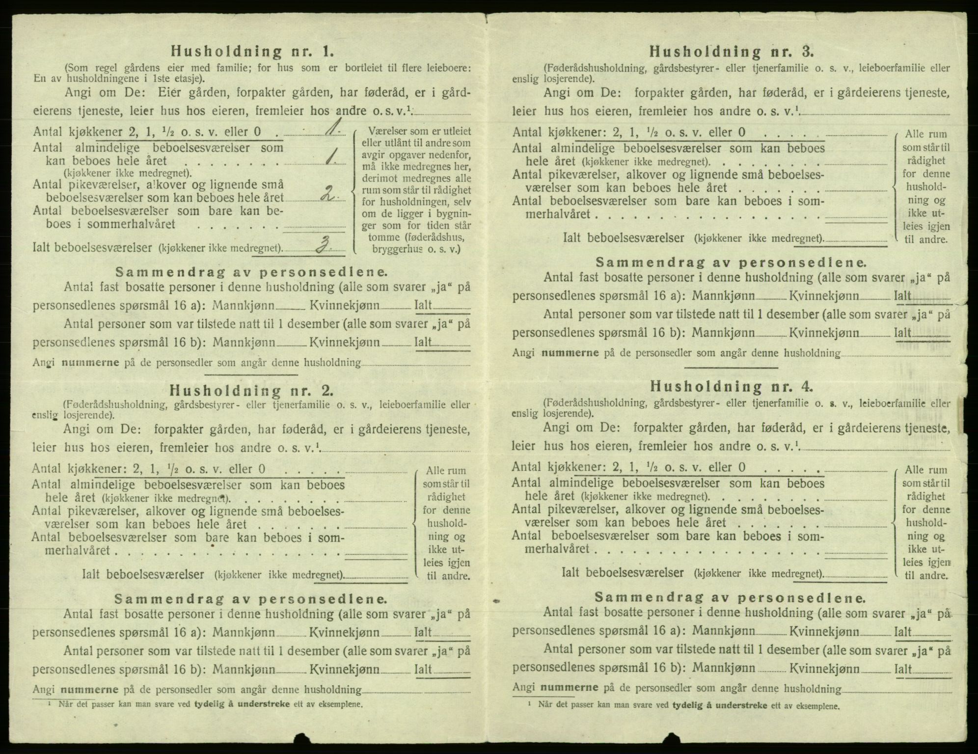 SAB, 1920 census for Fana, 1920, p. 2750