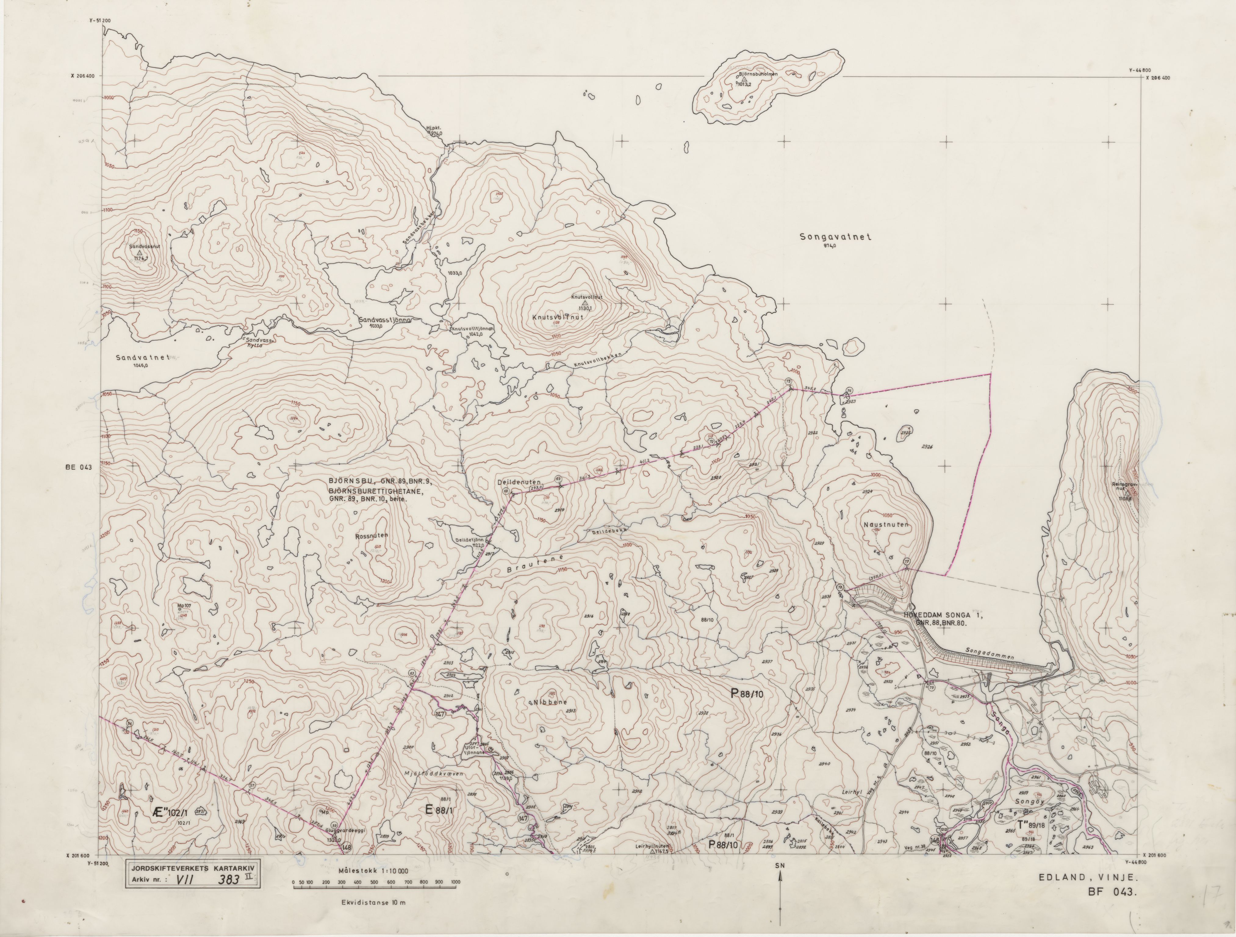 Jordskifteverkets kartarkiv, RA/S-3929/T, 1859-1988, p. 548