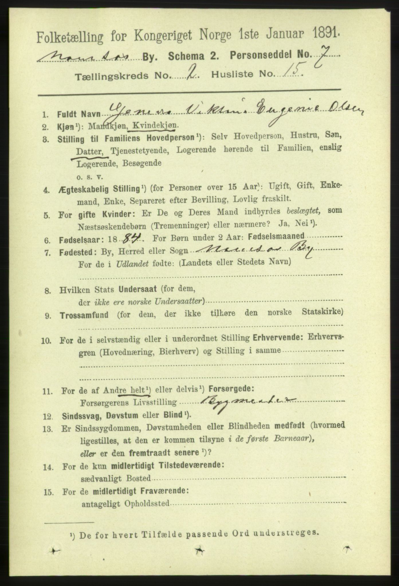 RA, 1891 census for 1703 Namsos, 1891, p. 675