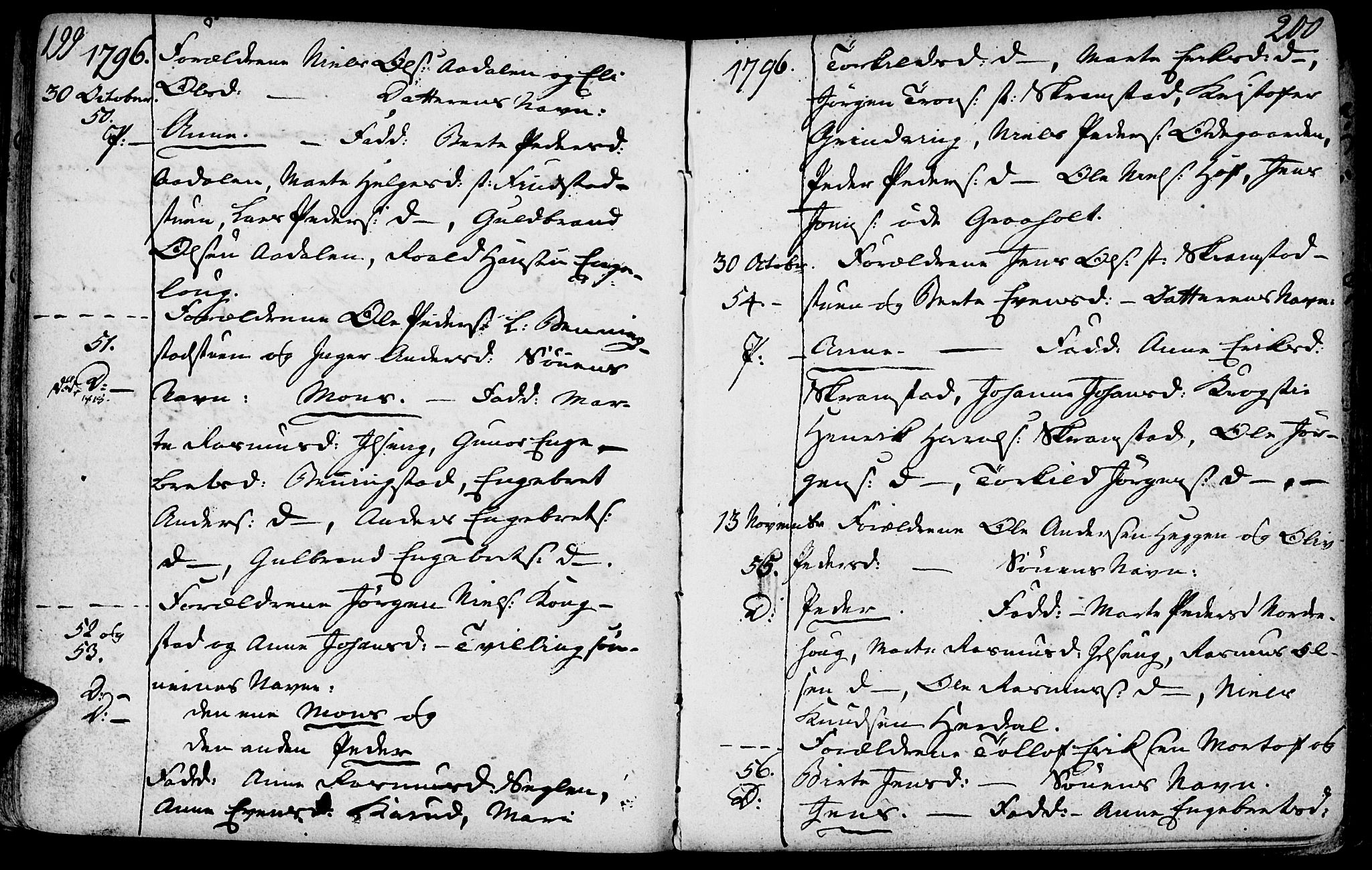 Løten prestekontor, AV/SAH-PREST-022/K/Ka/L0003: Parish register (official) no. 3, 1773-1800, p. 199-200