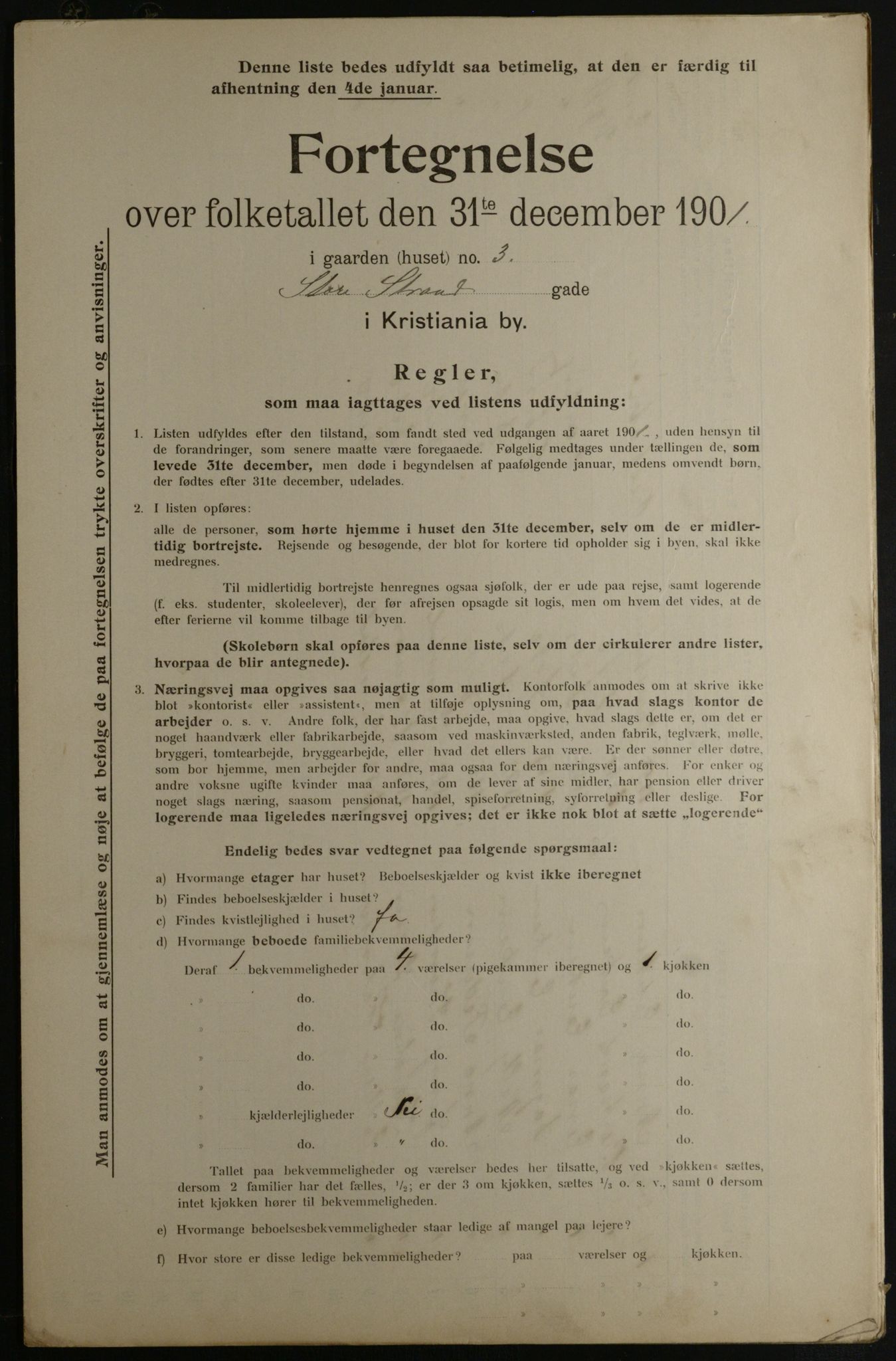 OBA, Municipal Census 1901 for Kristiania, 1901, p. 15767