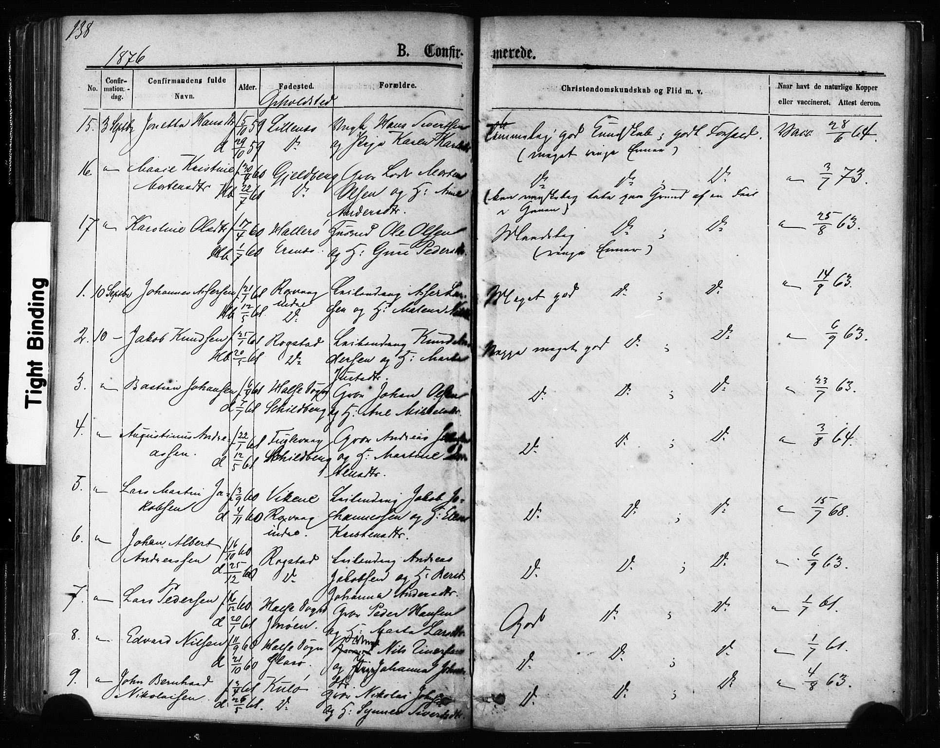 Ministerialprotokoller, klokkerbøker og fødselsregistre - Møre og Romsdal, AV/SAT-A-1454/581/L0938: Parish register (official) no. 581A06, 1873-1879, p. 138