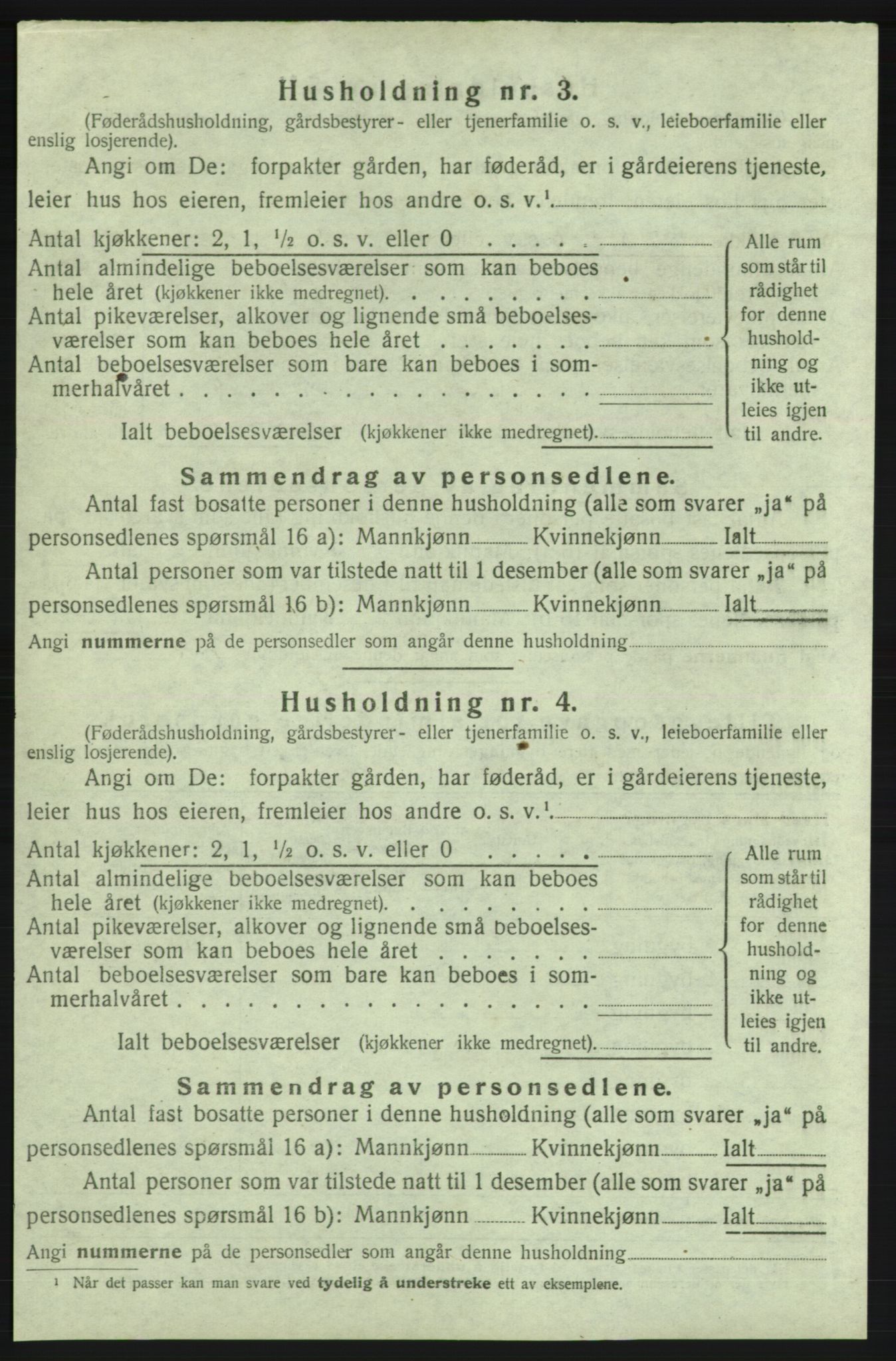 SAB, 1920 census for Kvinnherad, 1920, p. 3300