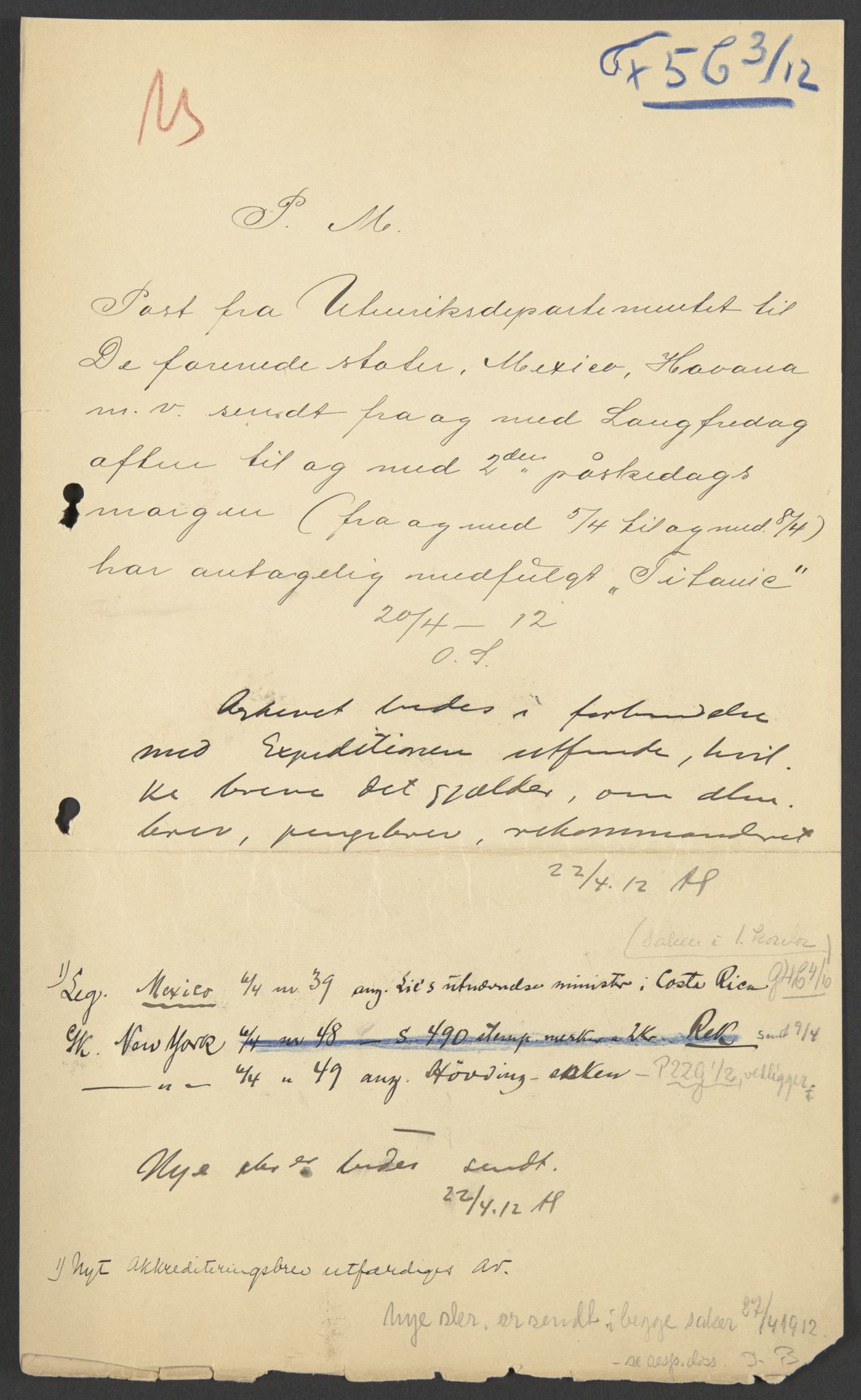 Utenriksdepartementet, AV/RA-S-2259, 1844-1931, p. 10