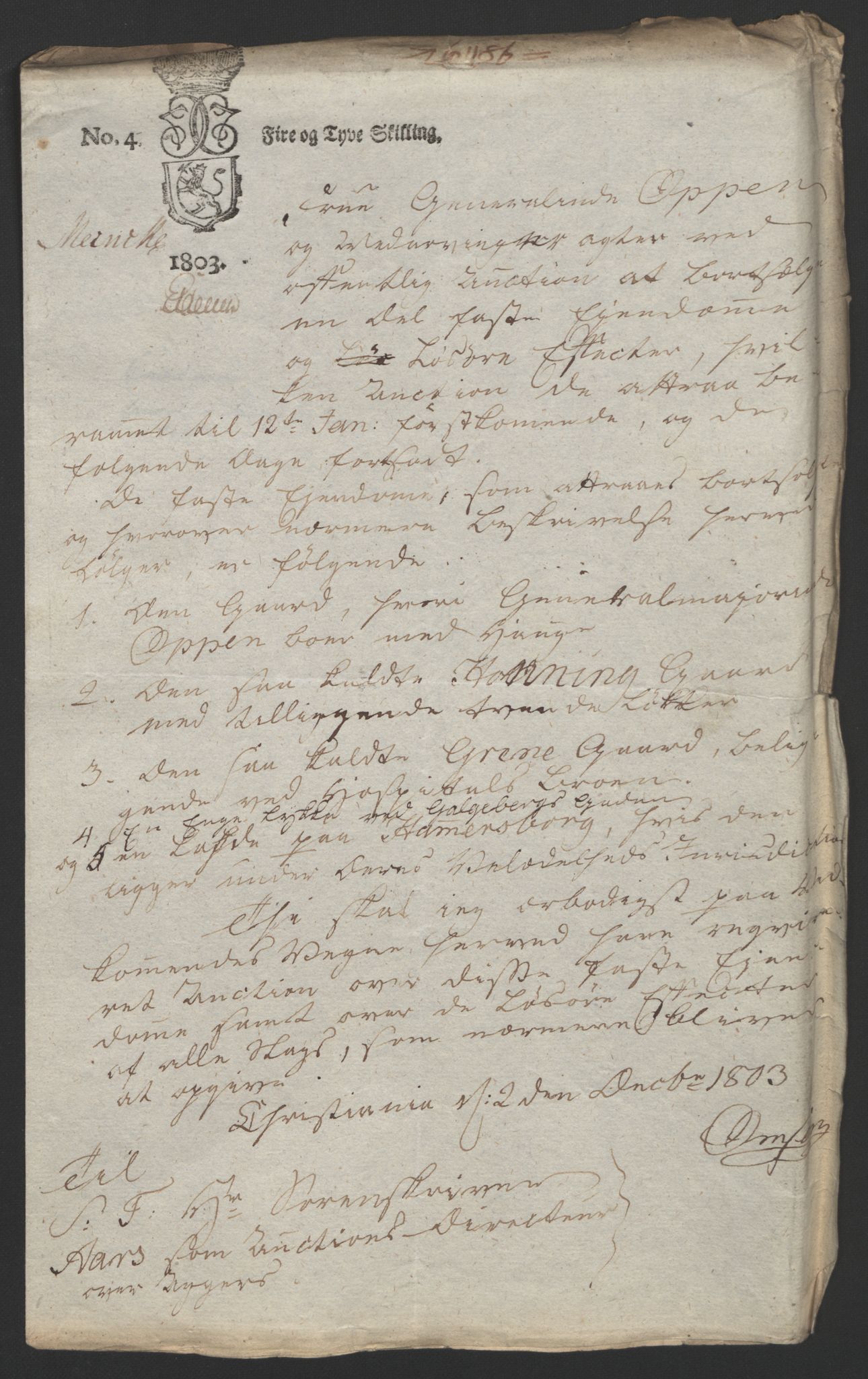 Forsvaret, Generalauditøren, AV/RA-RAFA-1772/F/Fj/Fja/L0023: --, 1732-1824, p. 265