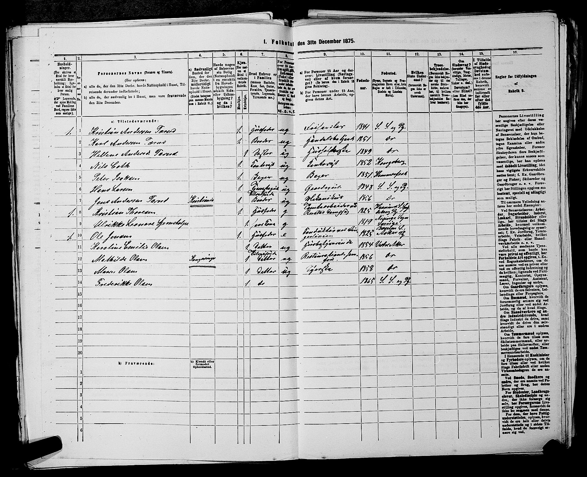 RA, 1875 census for 0231P Skedsmo, 1875, p. 801