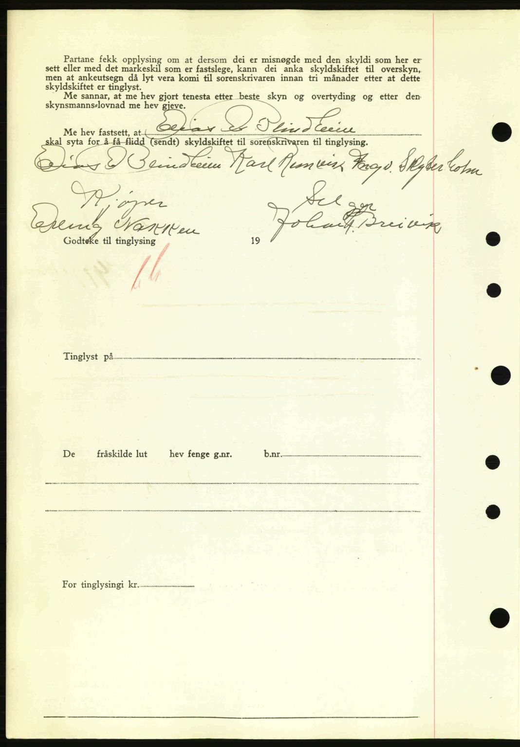 Nordre Sunnmøre sorenskriveri, AV/SAT-A-0006/1/2/2C/2Ca: Mortgage book no. A13, 1942-1942, Diary no: : 789/1942