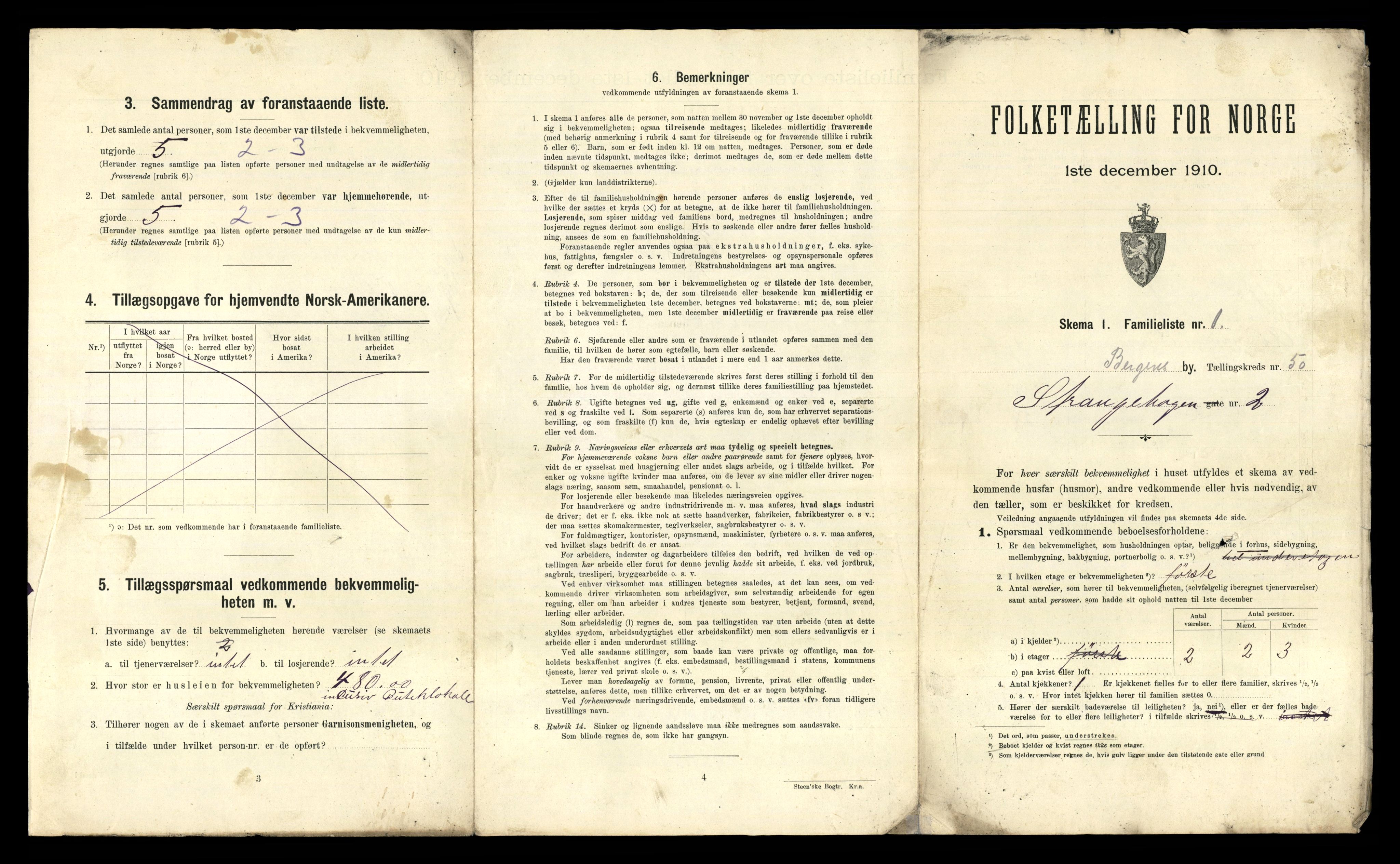 RA, 1910 census for Bergen, 1910, p. 17213