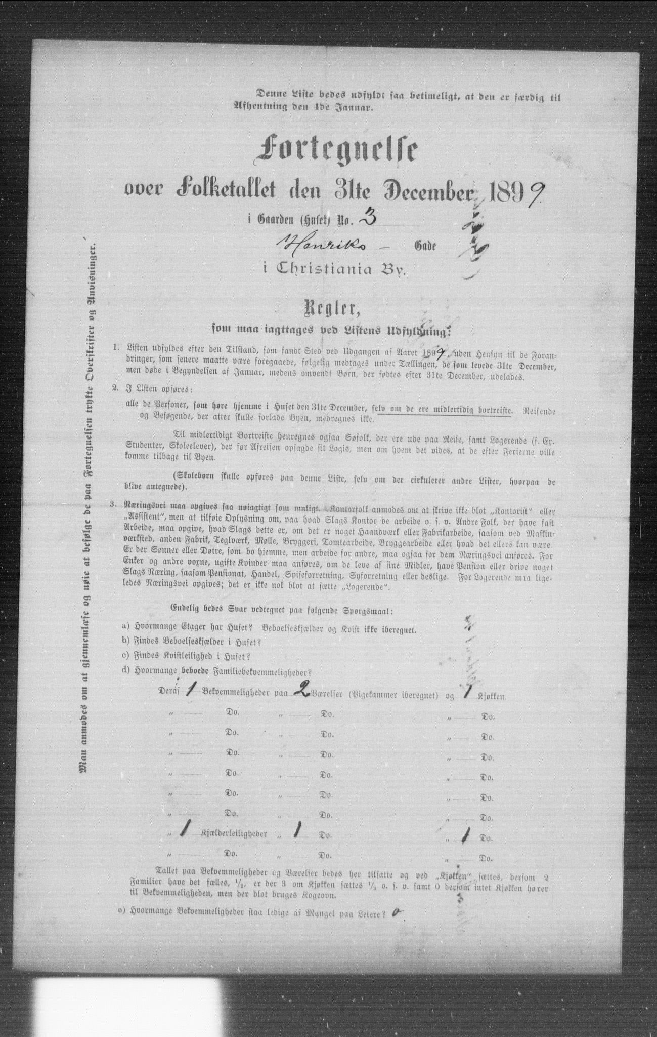 OBA, Municipal Census 1899 for Kristiania, 1899, p. 5096