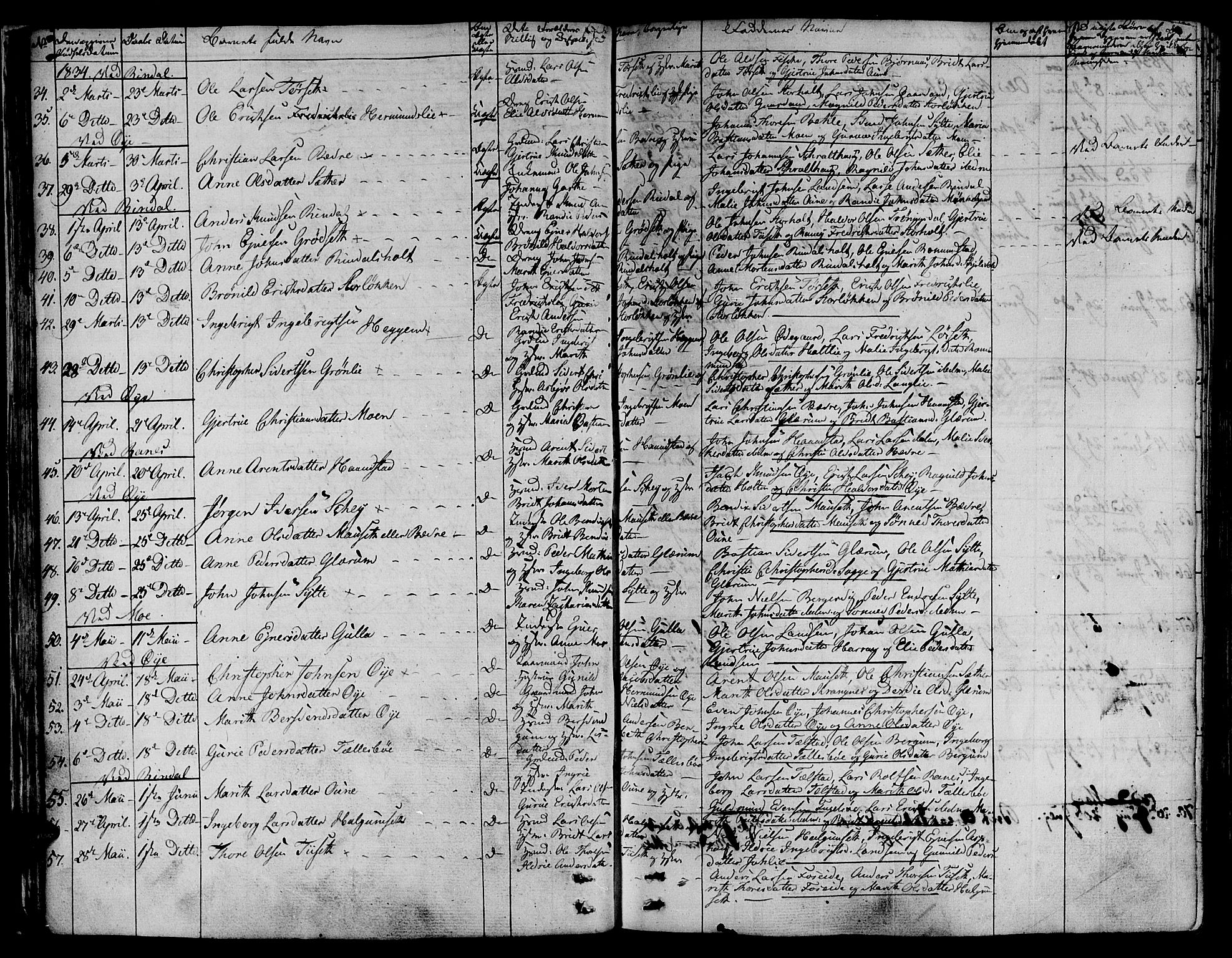 Ministerialprotokoller, klokkerbøker og fødselsregistre - Møre og Romsdal, SAT/A-1454/595/L1042: Parish register (official) no. 595A04, 1829-1843, p. 29