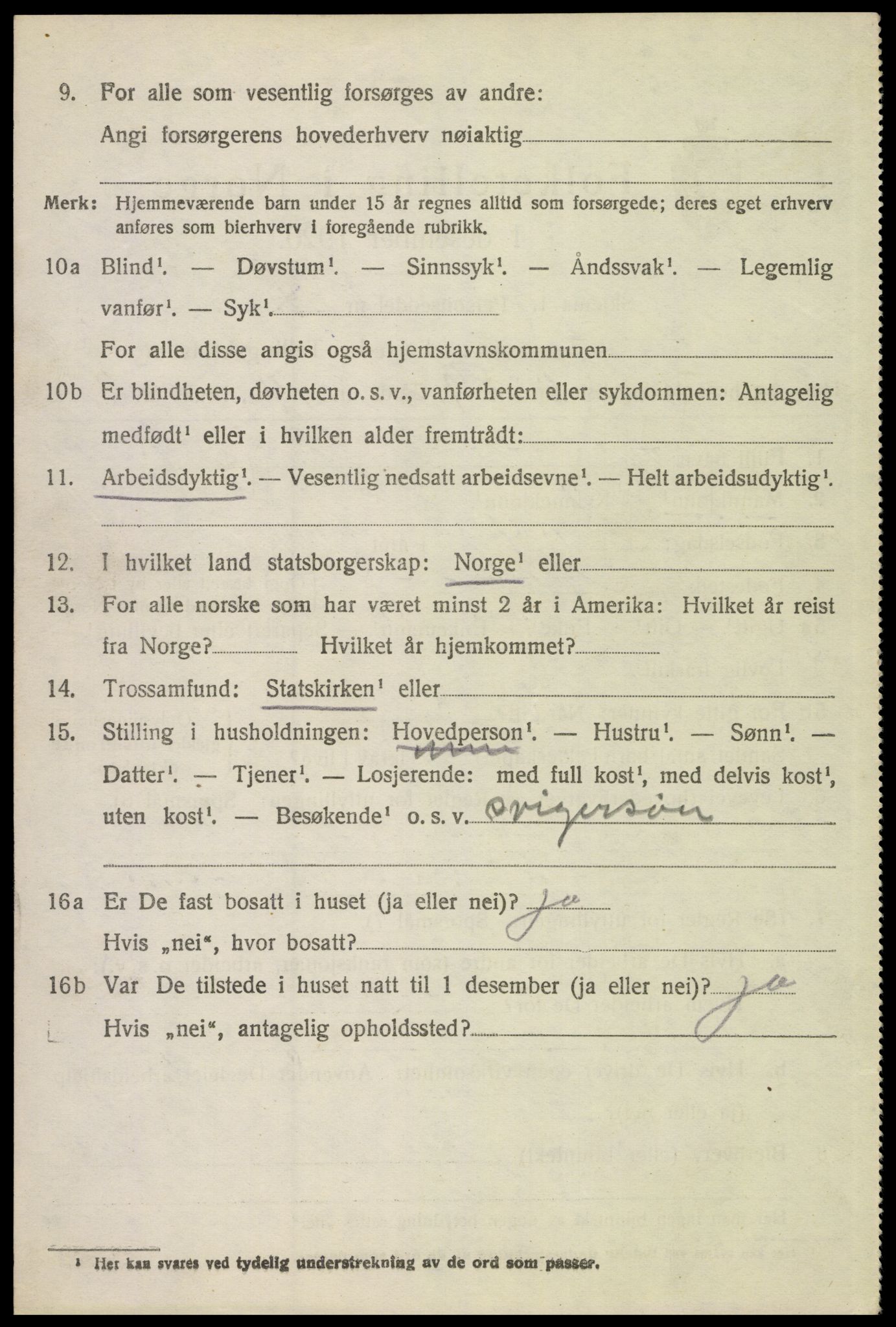 SAH, 1920 census for Eidskog, 1920, p. 4790