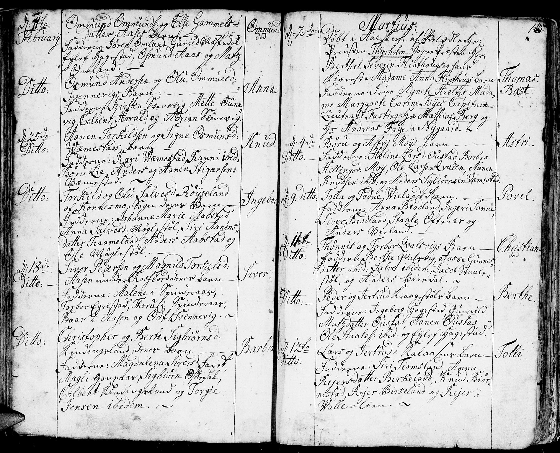 Lyngdal sokneprestkontor, AV/SAK-1111-0029/F/Fa/Fac/L0001: Parish register (official) no. A 1, 1727-1779, p. 125