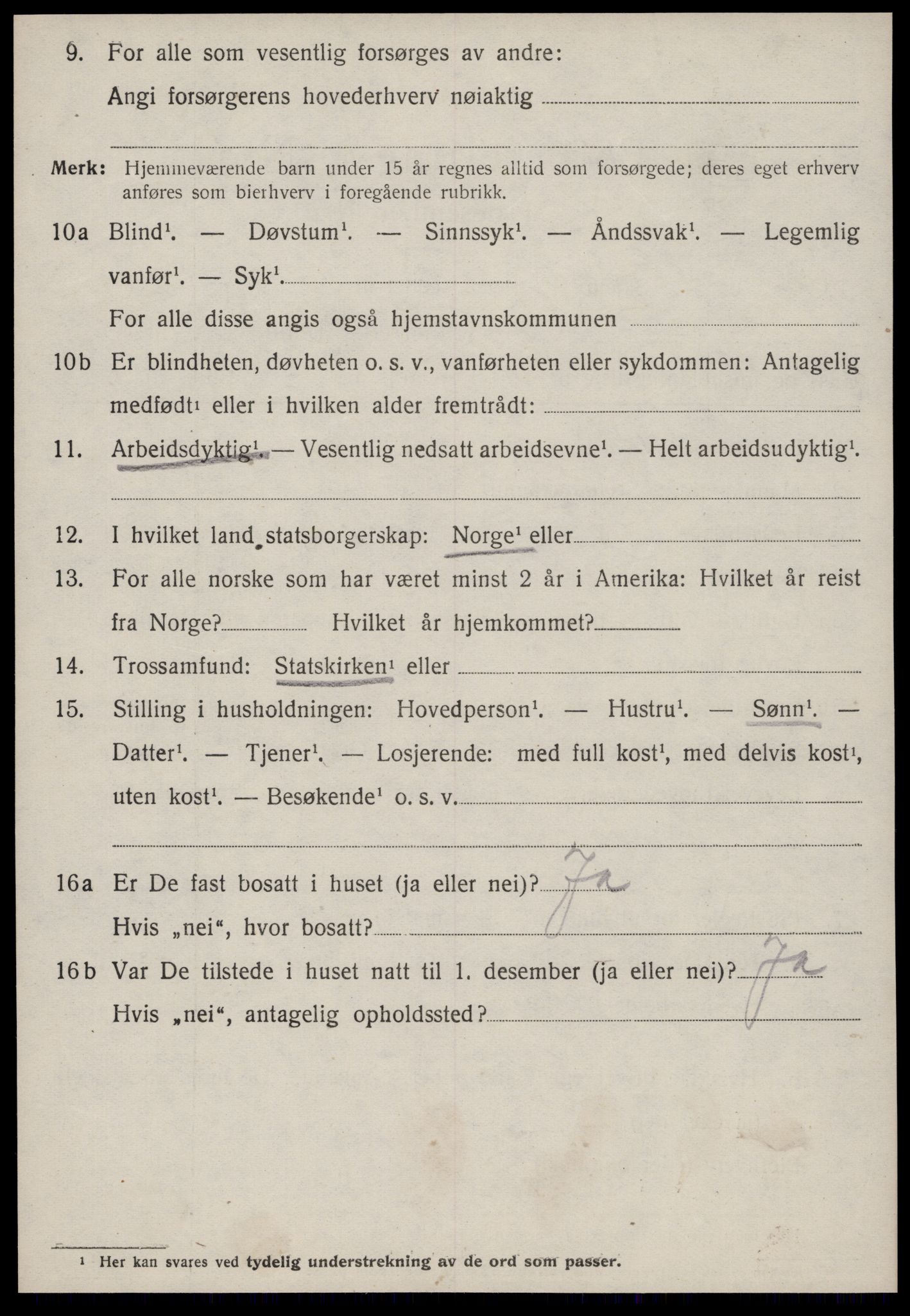 SAT, 1920 census for Edøy, 1920, p. 1965