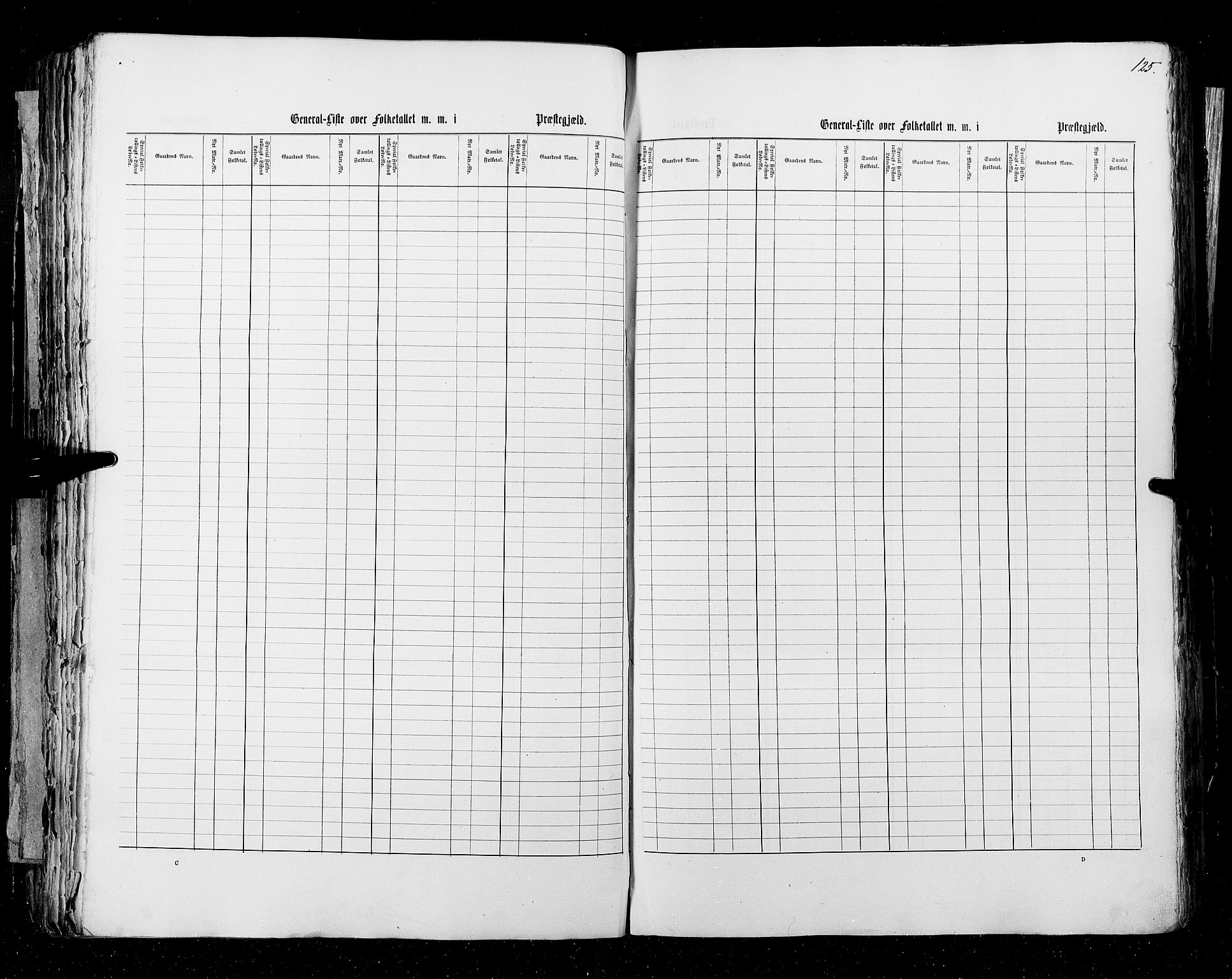 RA, Census 1855, vol. 3: Bratsberg amt, Nedenes amt og Lister og Mandal amt, 1855, p. 125