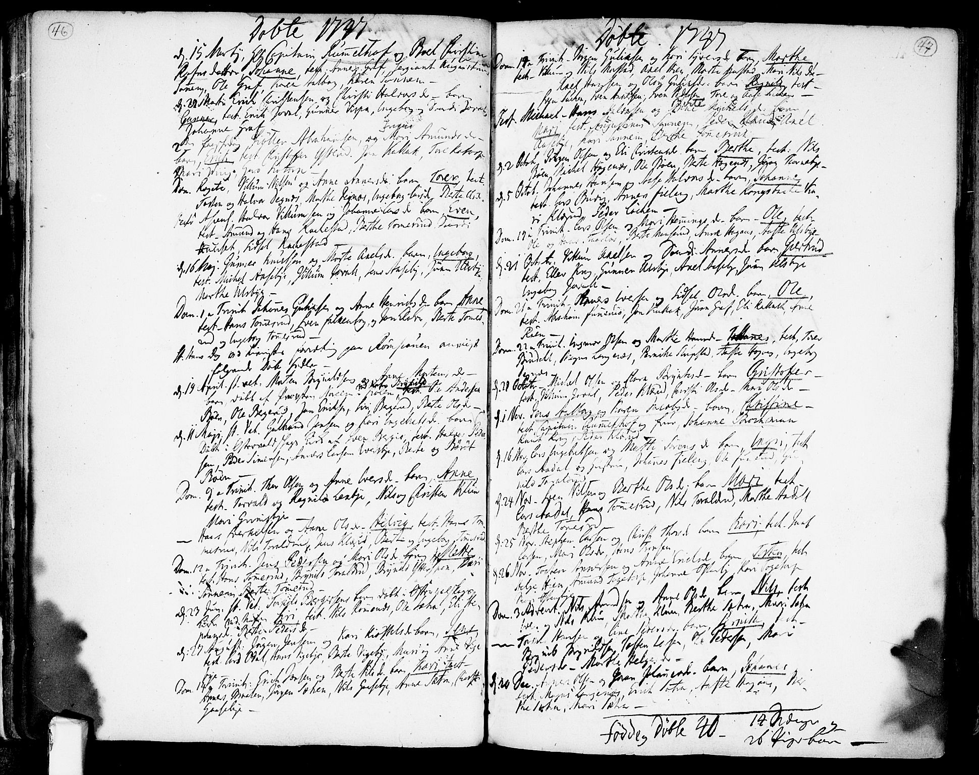 Rødenes prestekontor Kirkebøker, AV/SAO-A-2005/F/Fa/L0002: Parish register (official) no. I 2, 1733-1776, p. 46-47