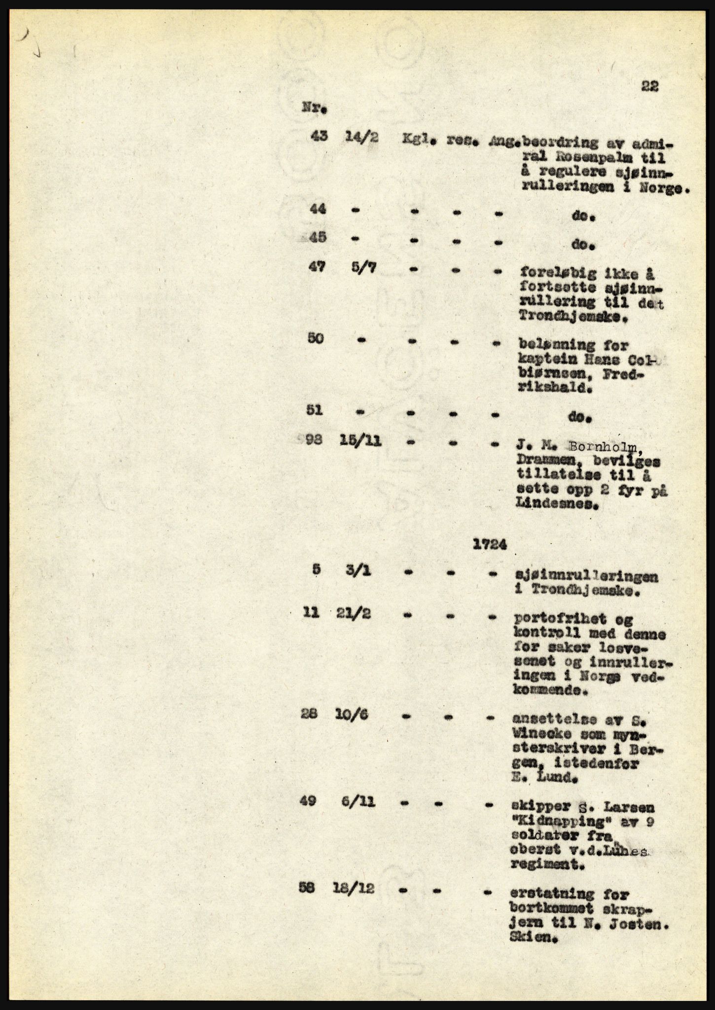 Riksarkivet, Seksjon for eldre arkiv og spesialsamlinger, AV/RA-EA-6797/H/Ha, 1953, p. 22