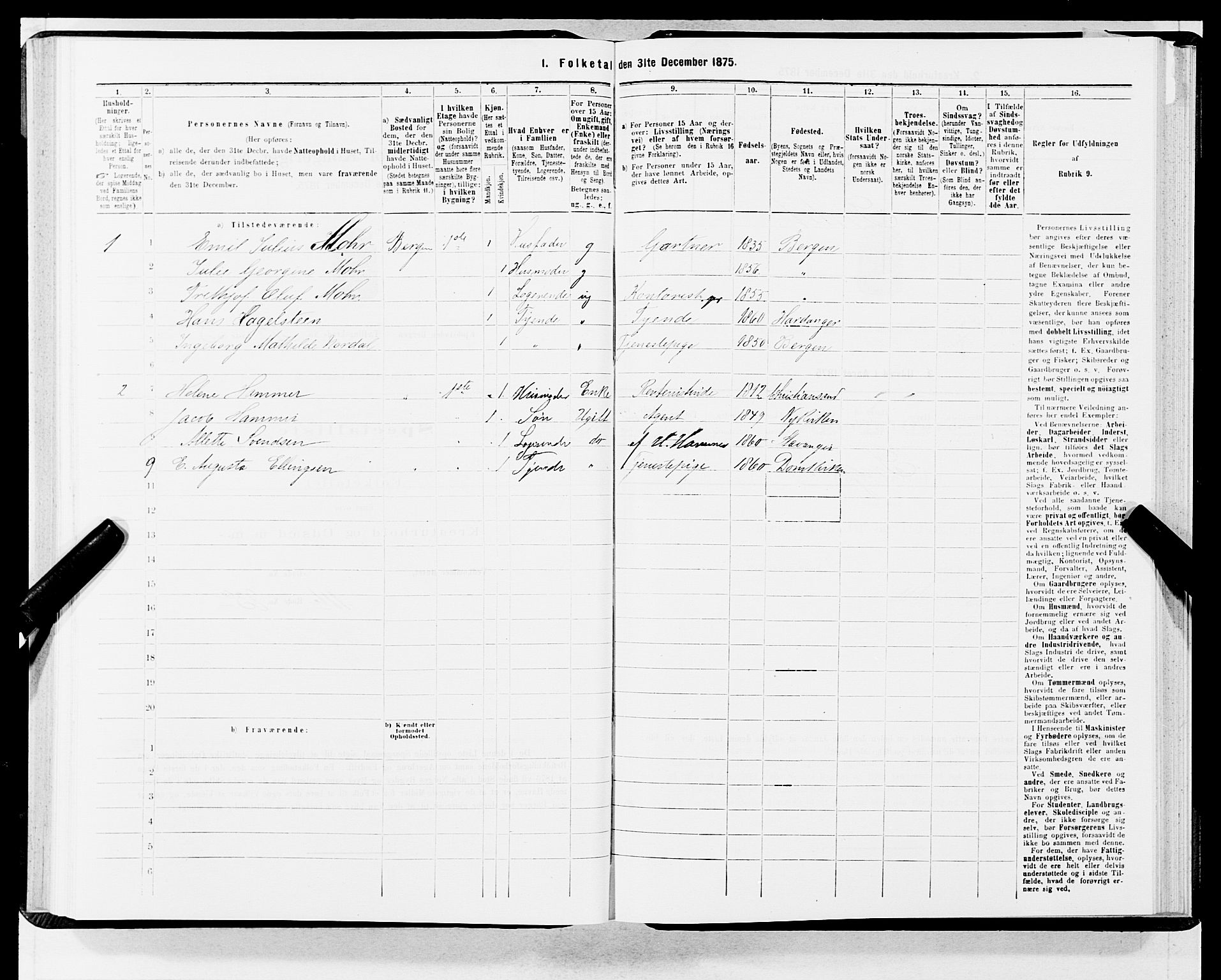 SAB, 1875 census for 1301 Bergen, 1875, p. 2446