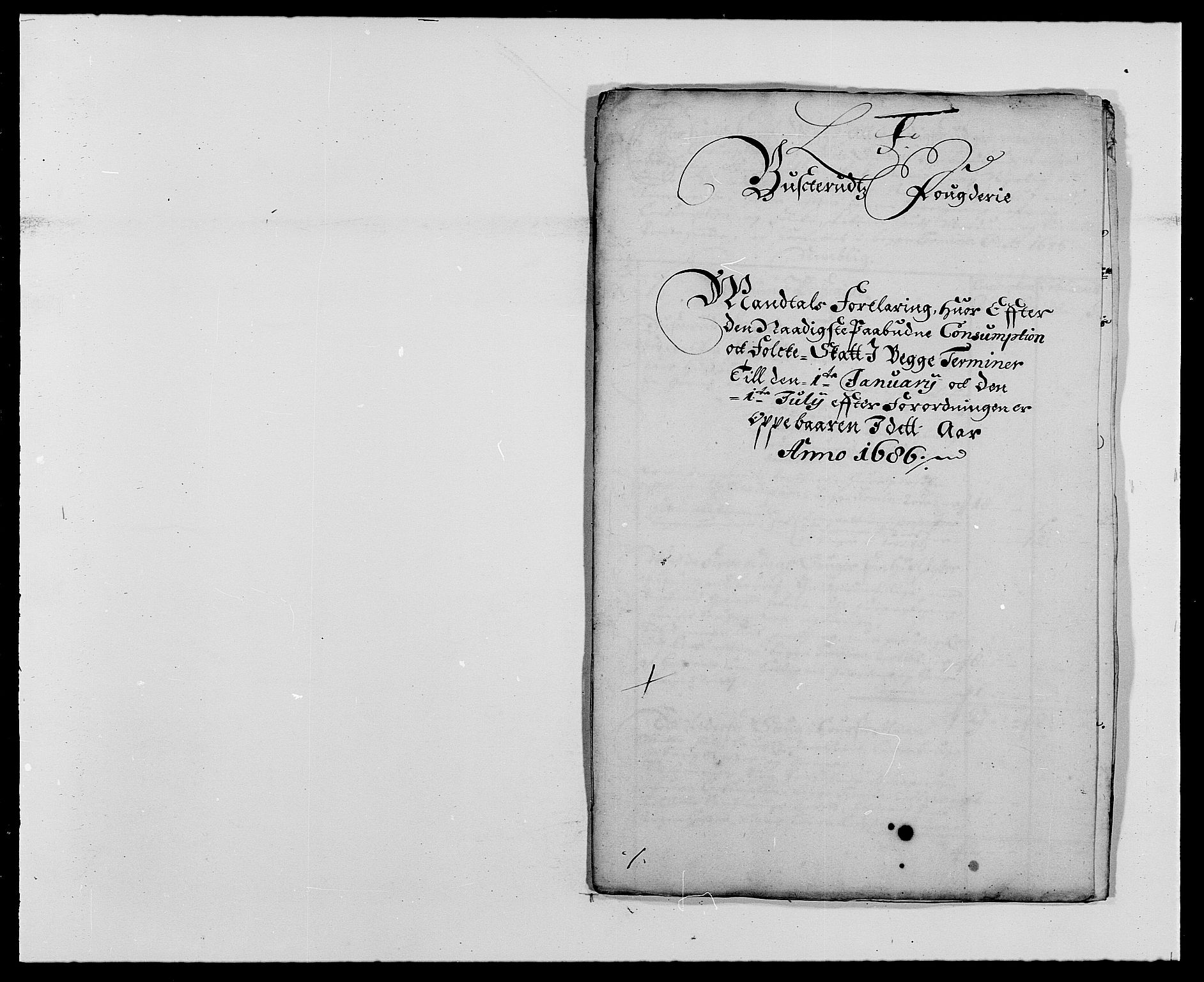 Rentekammeret inntil 1814, Reviderte regnskaper, Fogderegnskap, RA/EA-4092/R25/L1678: Fogderegnskap Buskerud, 1685-1686, p. 343