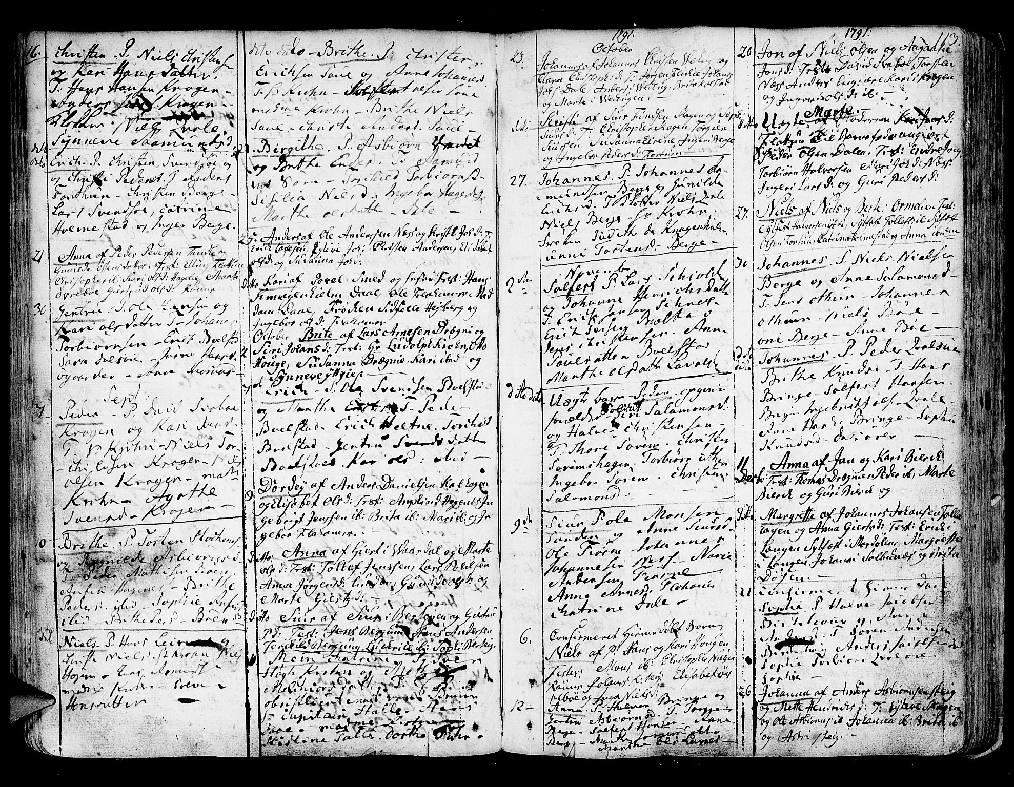 Luster sokneprestembete, AV/SAB-A-81101/H/Haa/Haaa/L0001: Parish register (official) no. A 1, 1731-1803, p. 113