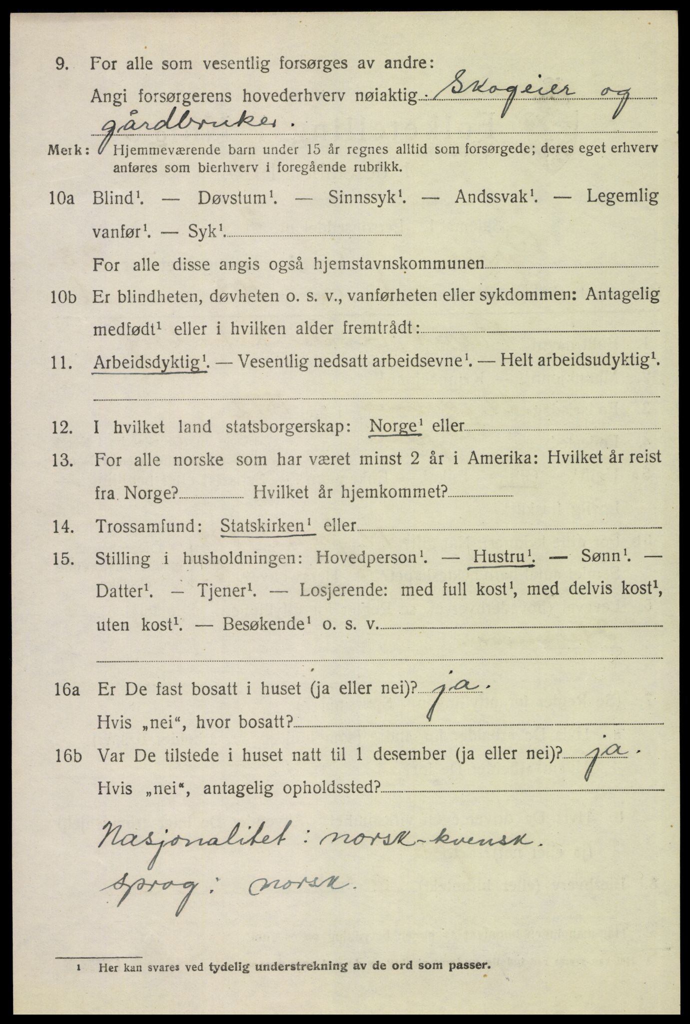 SAH, 1920 census for Grue, 1920, p. 15794