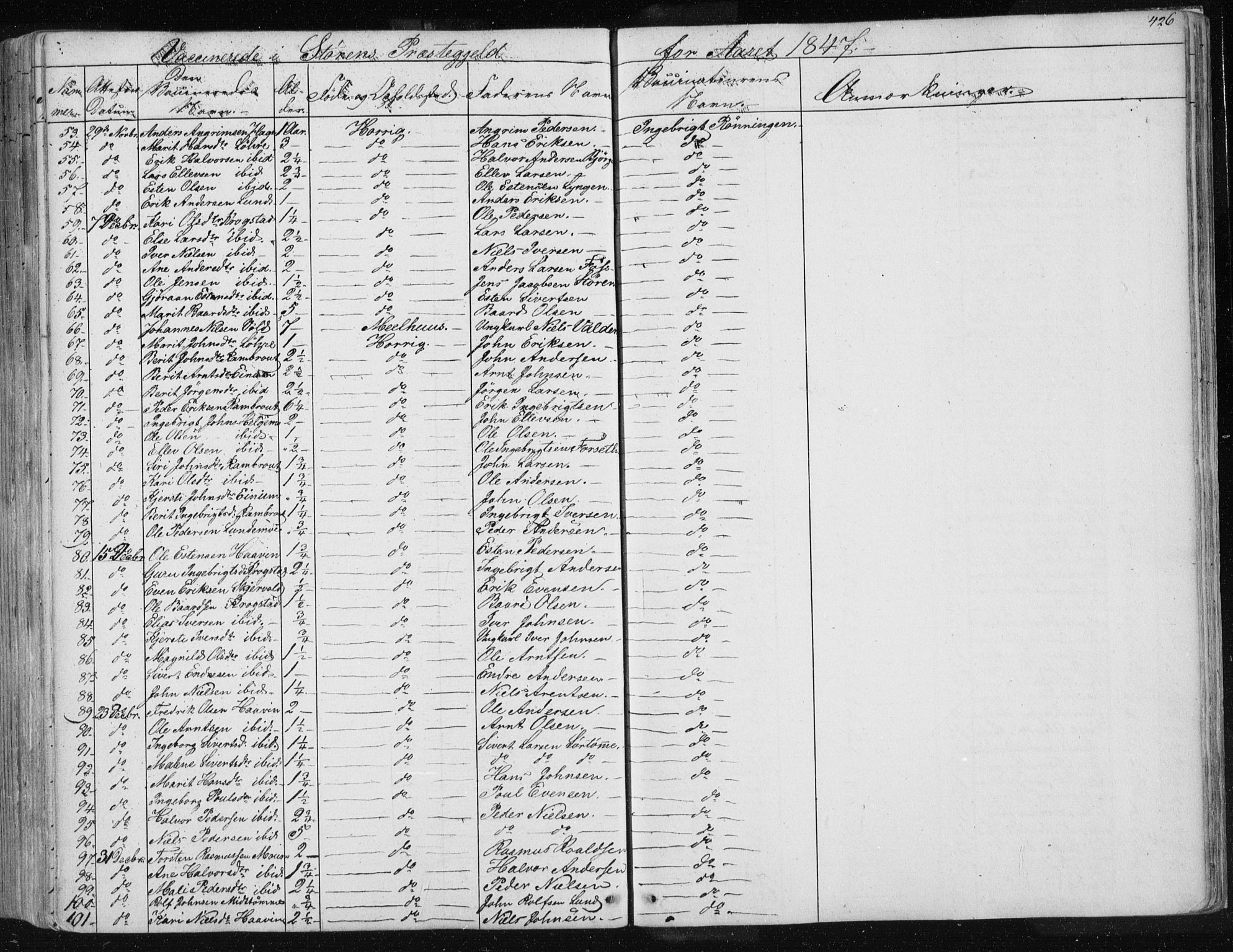 Ministerialprotokoller, klokkerbøker og fødselsregistre - Sør-Trøndelag, AV/SAT-A-1456/687/L0997: Parish register (official) no. 687A05 /1, 1843-1848, p. 426