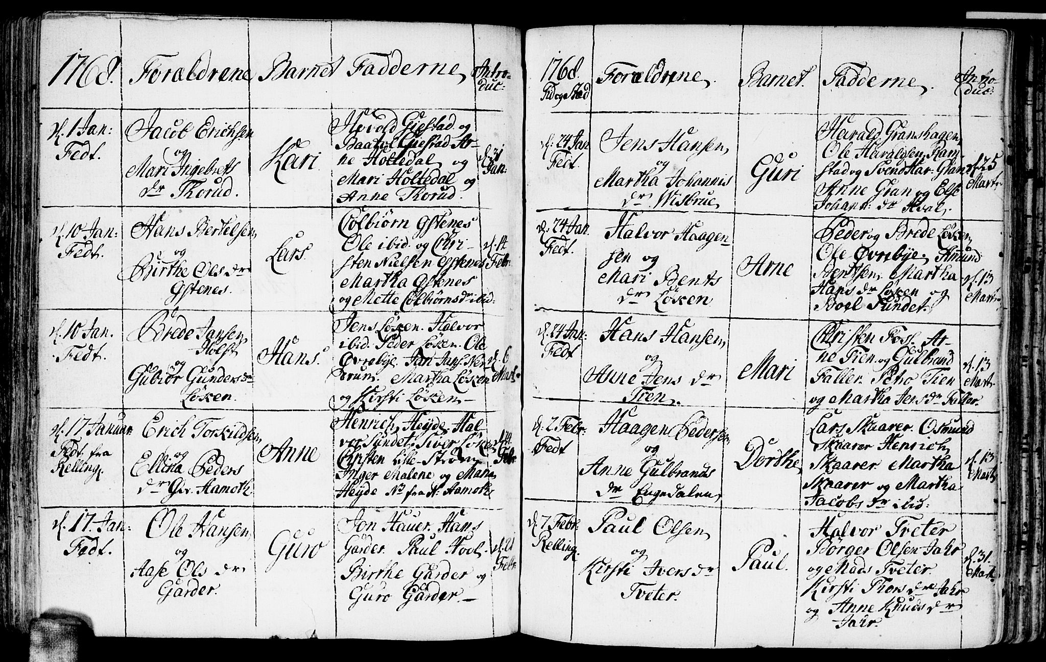 Fet prestekontor Kirkebøker, AV/SAO-A-10370a/F/Fa/L0004: Parish register (official) no. I 4, 1751-1773, p. 110