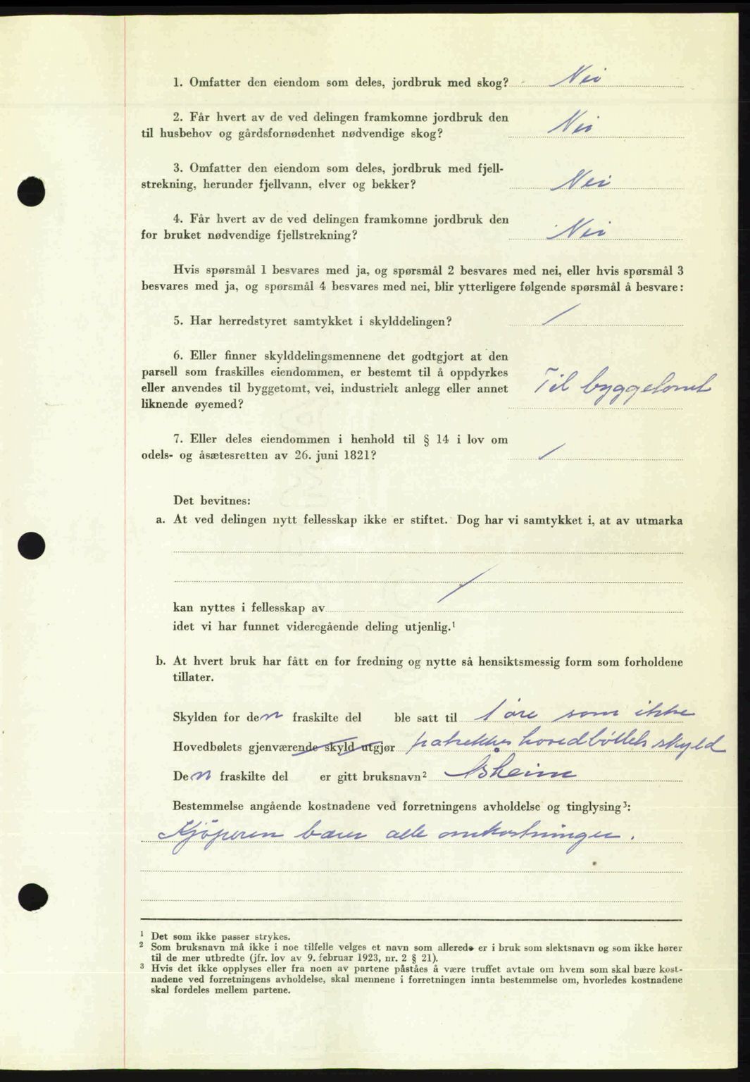 Romsdal sorenskriveri, SAT/A-4149/1/2/2C: Mortgage book no. A24, 1947-1947, Diary no: : 2259/1947