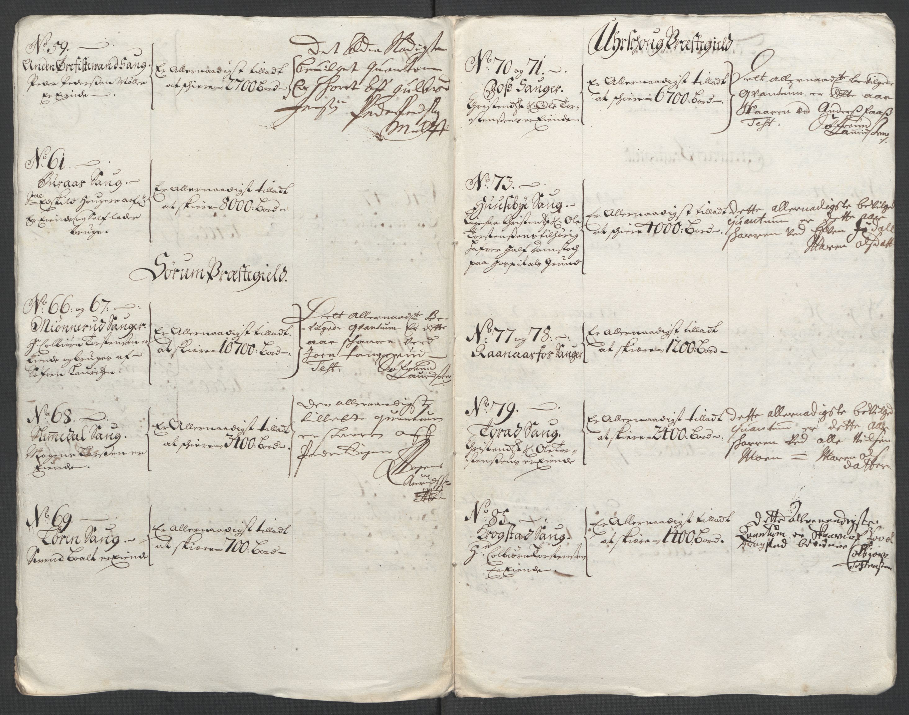 Rentekammeret inntil 1814, Reviderte regnskaper, Fogderegnskap, RA/EA-4092/R11/L0581: Fogderegnskap Nedre Romerike, 1698, p. 175