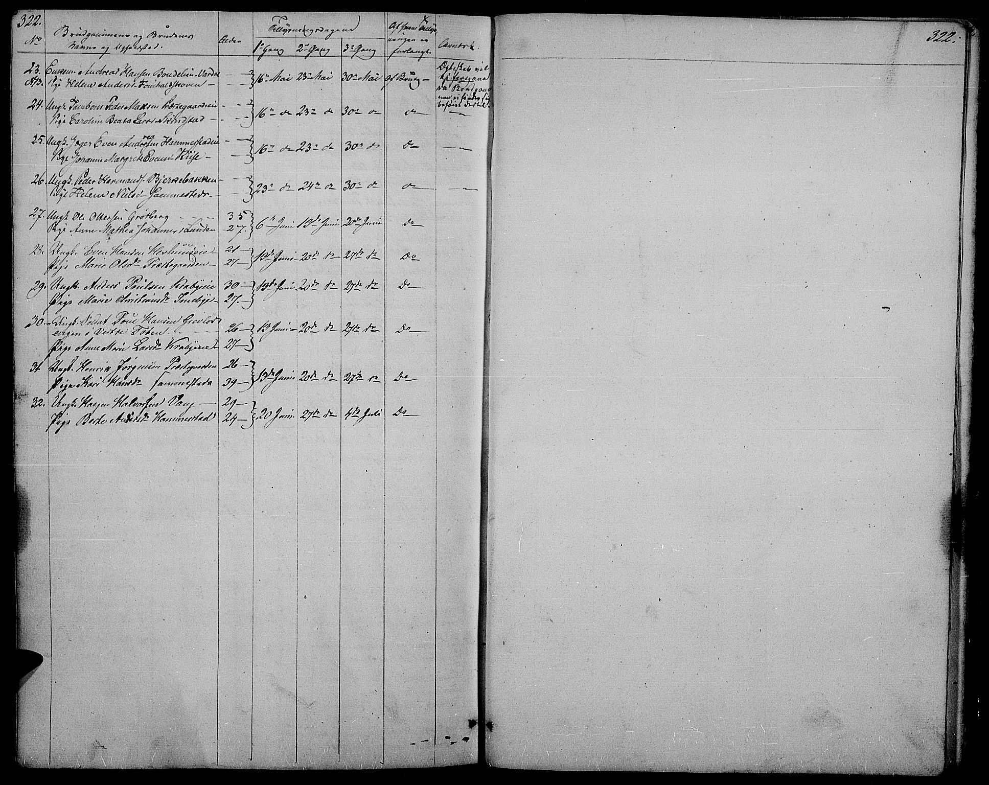 Østre Toten prestekontor, SAH/PREST-104/H/Ha/Hab/L0002: Parish register (copy) no. 2, 1840-1847, p. 322