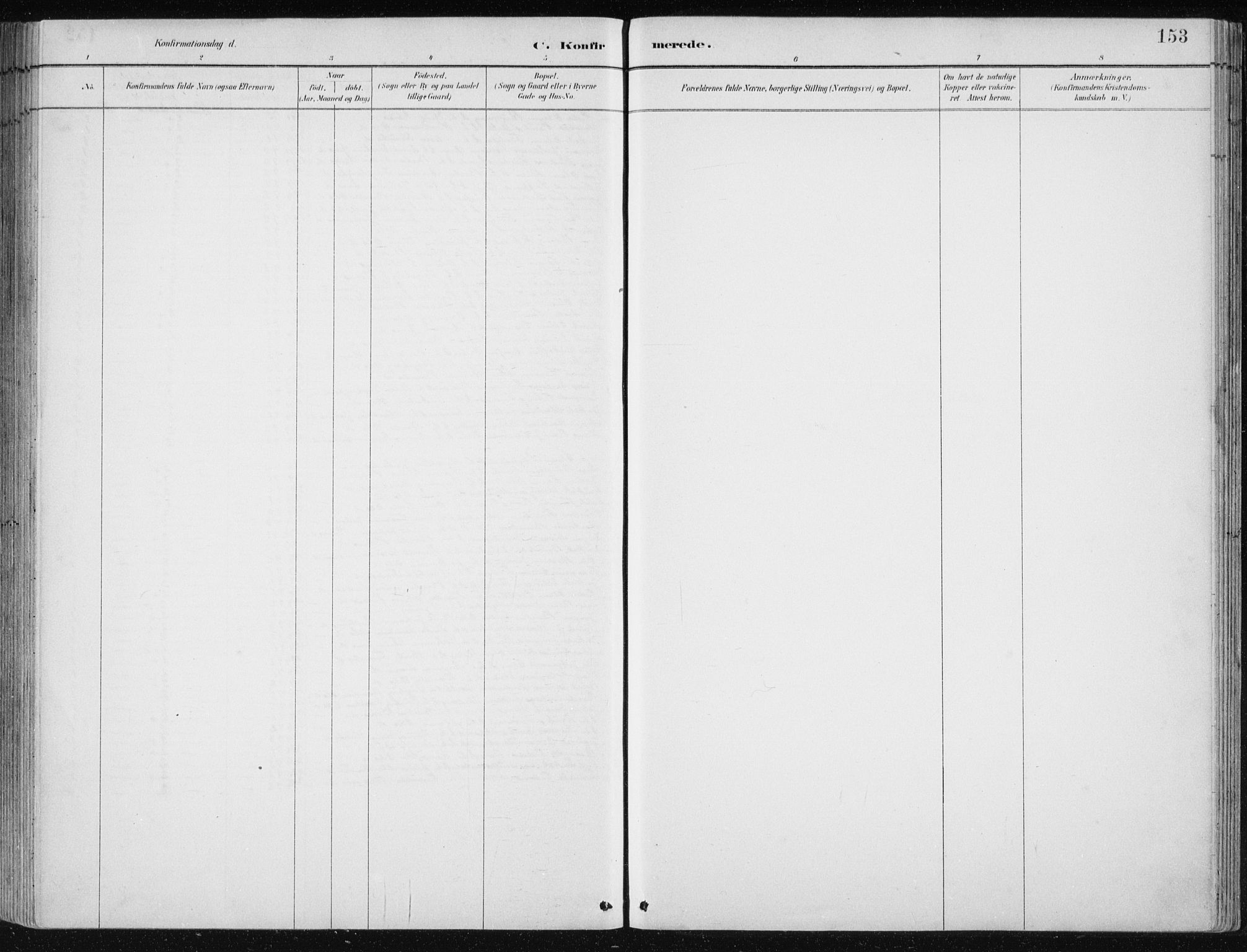 Ministerialprotokoller, klokkerbøker og fødselsregistre - Møre og Romsdal, AV/SAT-A-1454/515/L0215: Parish register (copy) no. 515C02, 1884-1906, p. 153