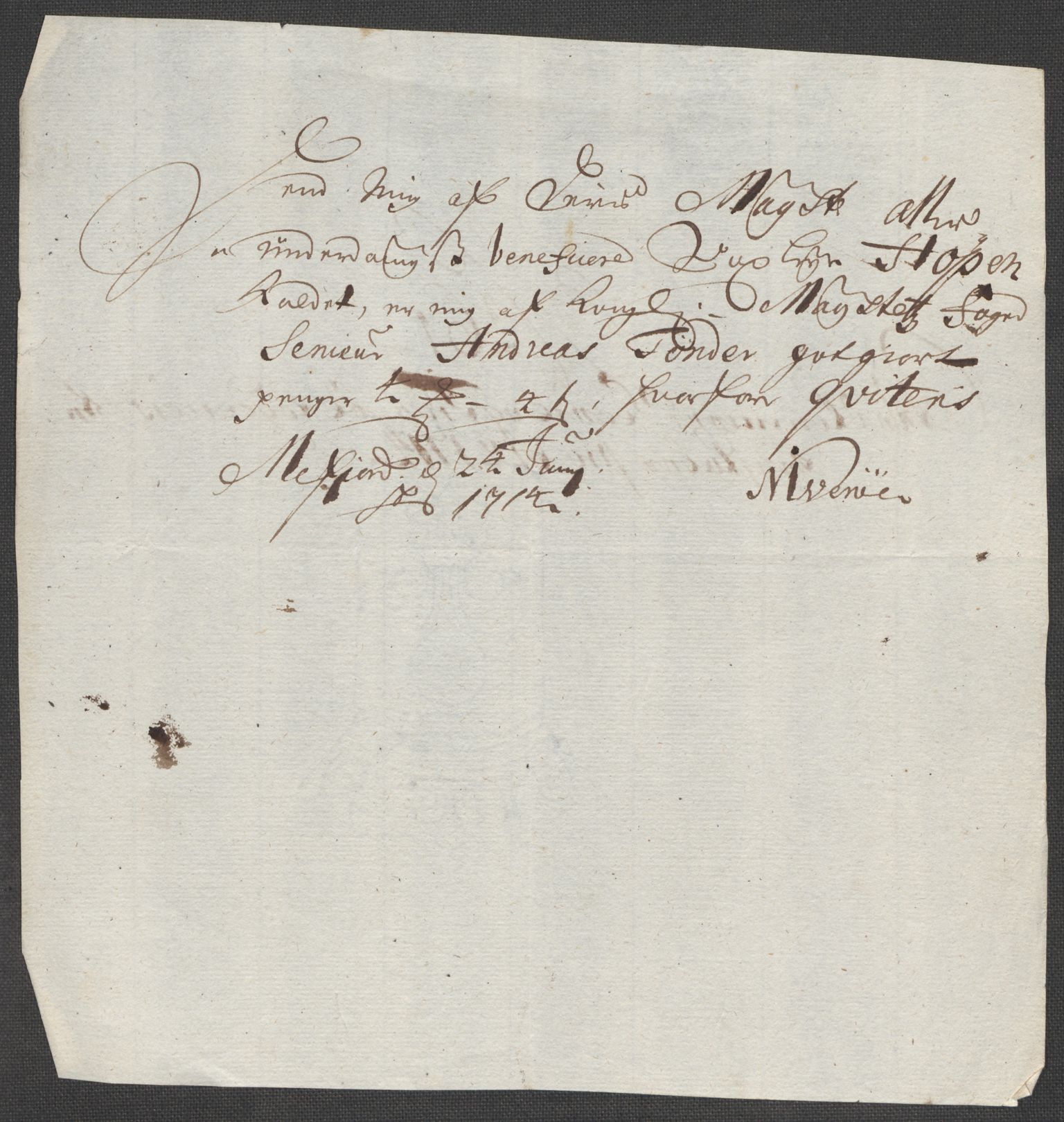 Rentekammeret inntil 1814, Reviderte regnskaper, Fogderegnskap, AV/RA-EA-4092/R68/L4760: Fogderegnskap Senja og Troms, 1714, p. 304