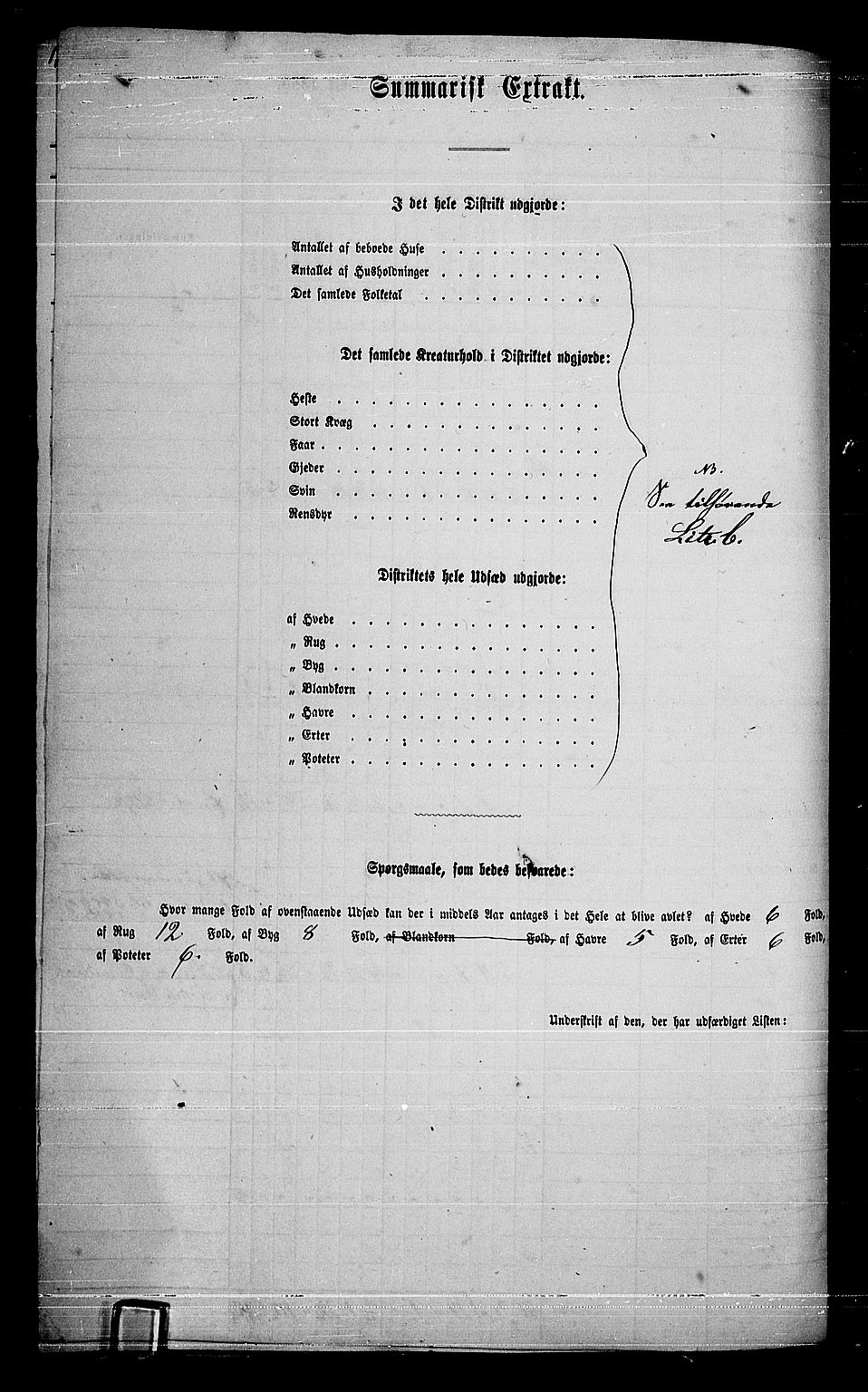 RA, 1865 census for Eiker, 1865, p. 447