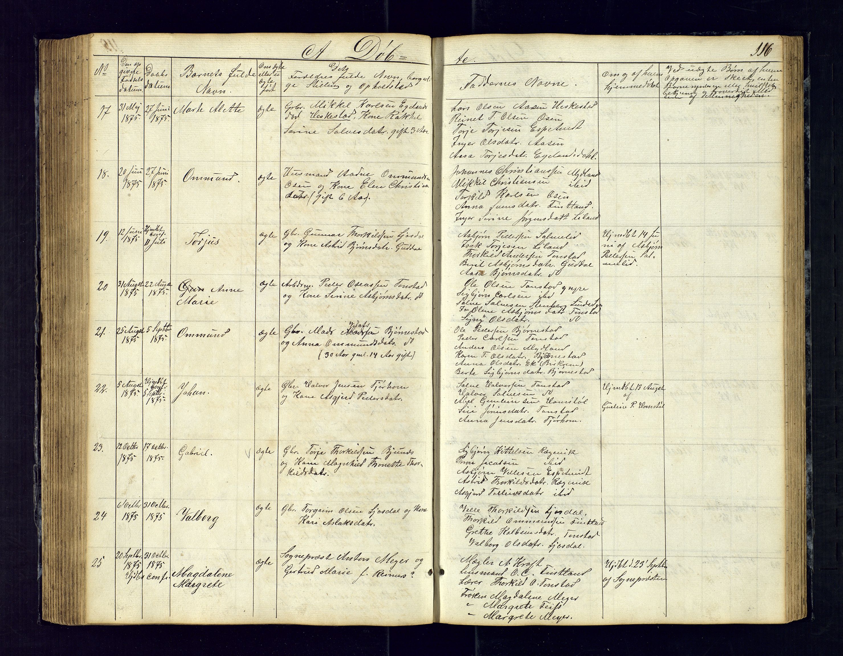 Sirdal sokneprestkontor, AV/SAK-1111-0036/F/Fb/Fbb/L0002: Parish register (copy) no. B-2, 1848-1878, p. 116