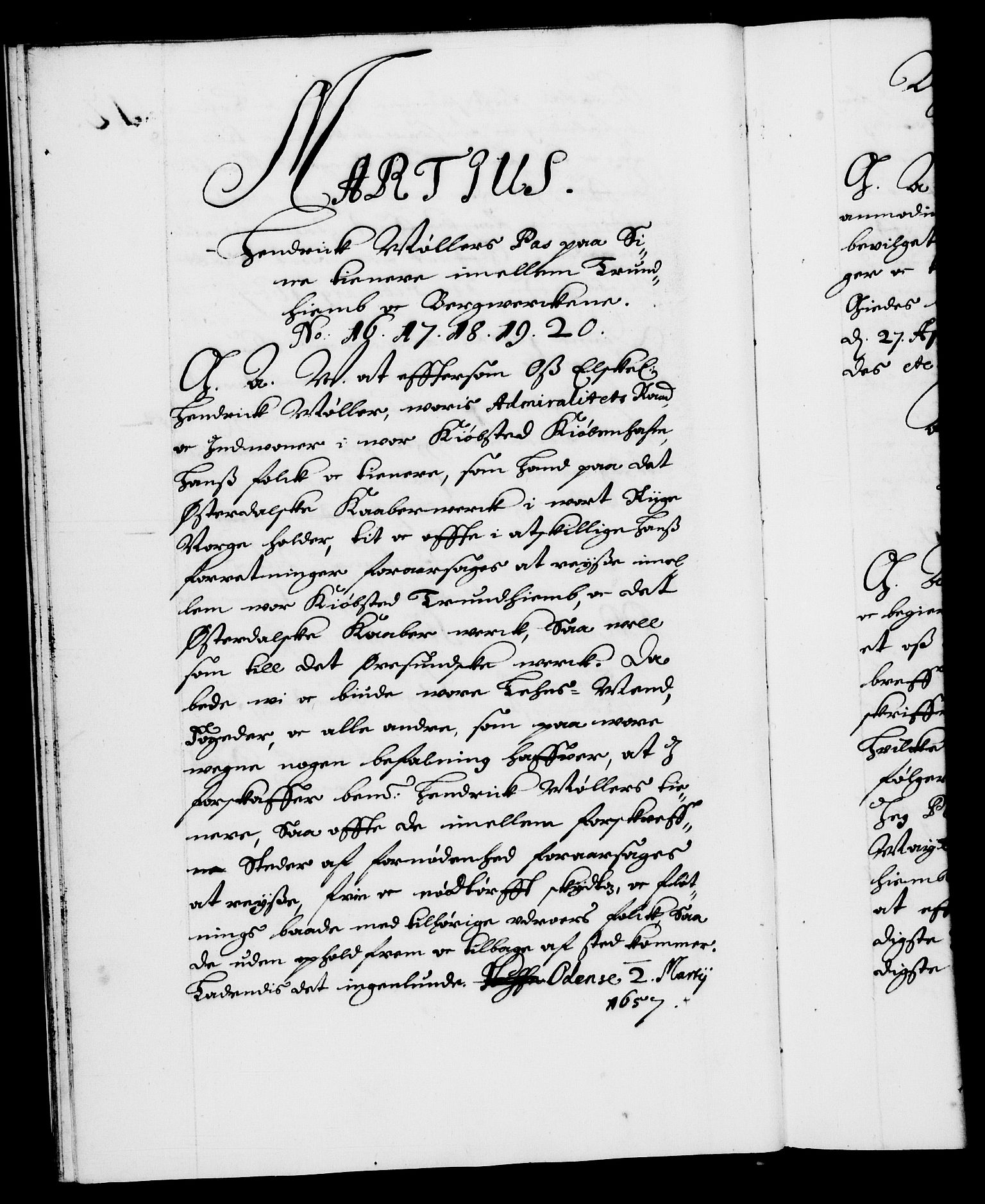 Danske Kanselli 1572-1799, RA/EA-3023/F/Fc/Fca/Fcaa/L0009: Norske registre (mikrofilm), 1657-1660, p. 12b