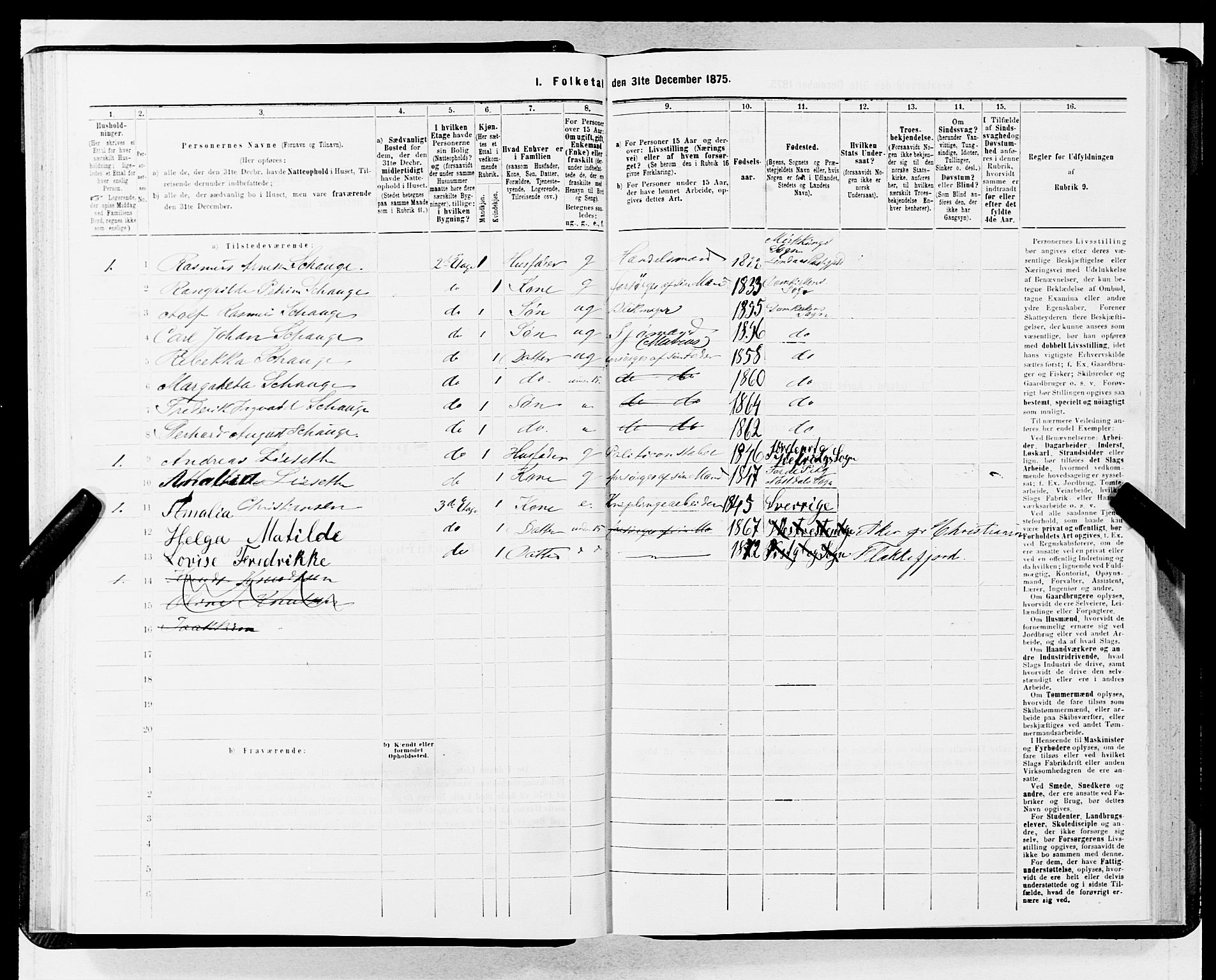 SAB, 1875 census for 1301 Bergen, 1875, p. 2380