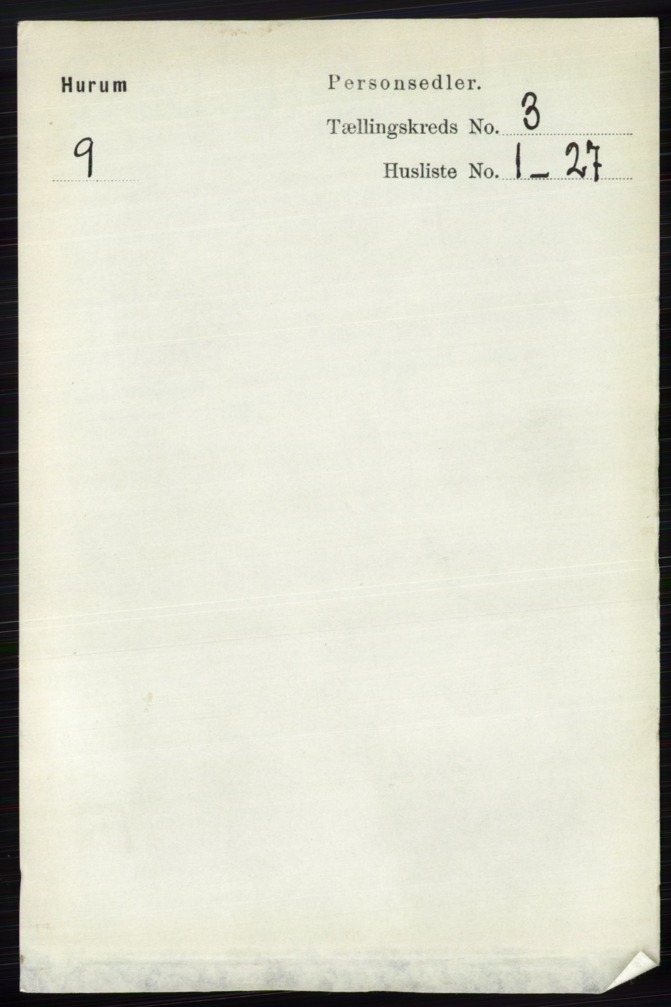 RA, 1891 census for 0628 Hurum, 1891, p. 948