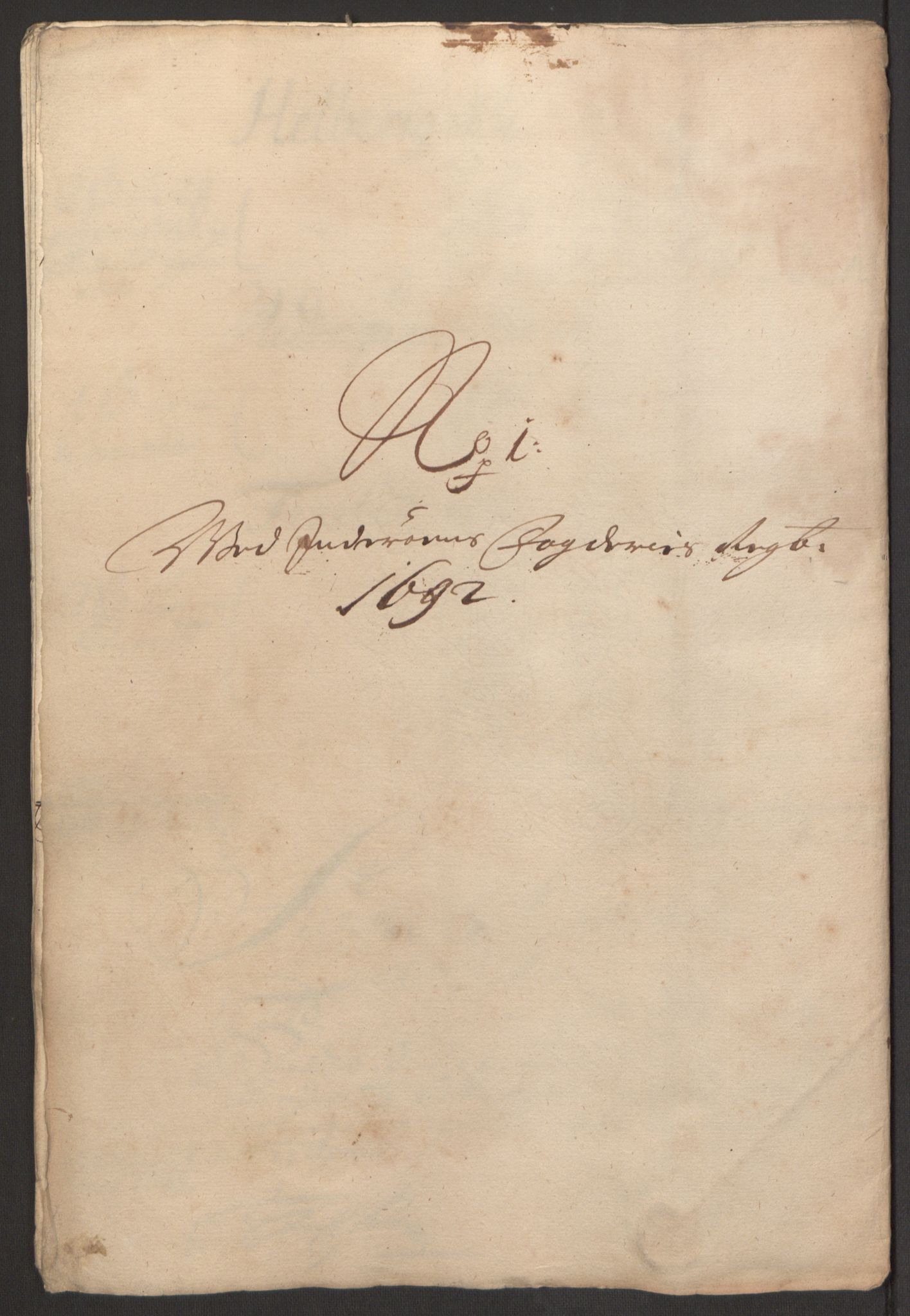 Rentekammeret inntil 1814, Reviderte regnskaper, Fogderegnskap, RA/EA-4092/R63/L4308: Fogderegnskap Inderøy, 1692-1694, p. 217