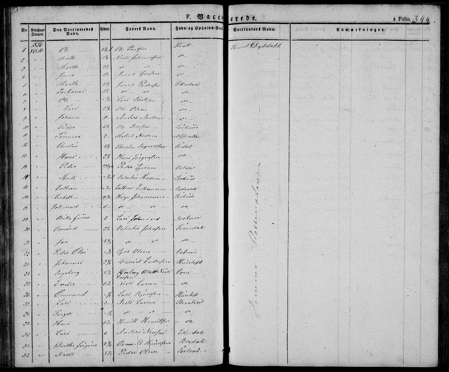 Skjold sokneprestkontor, AV/SAST-A-101847/H/Ha/Haa/L0005: Parish register (official) no. A 5, 1830-1856, p. 344