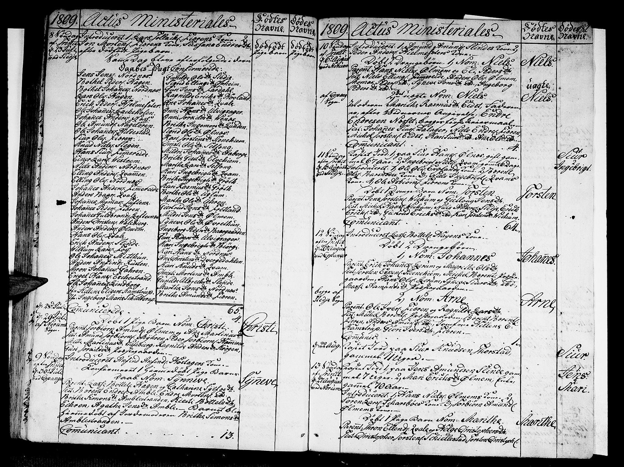 Sogndal sokneprestembete, SAB/A-81301/H/Haa/Haaa/L0008: Parish register (official) no. A 8, 1795-1809, p. 182