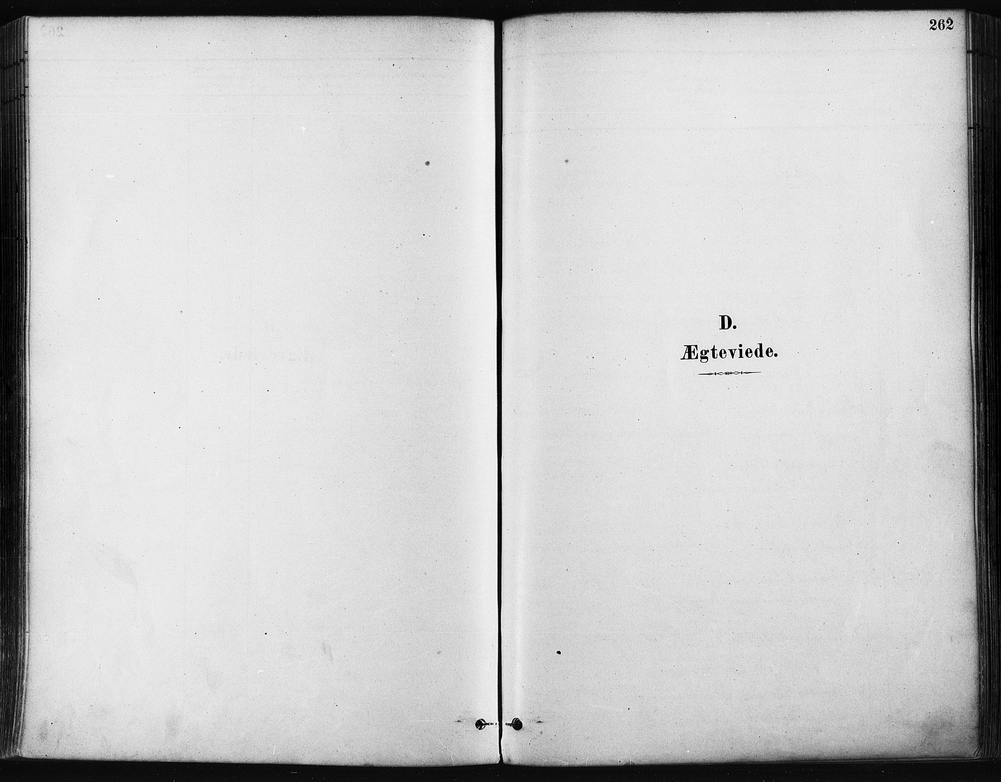 Mandal sokneprestkontor, SAK/1111-0030/F/Fa/Faa/L0016: Parish register (official) no. A 16, 1880-1890, p. 262