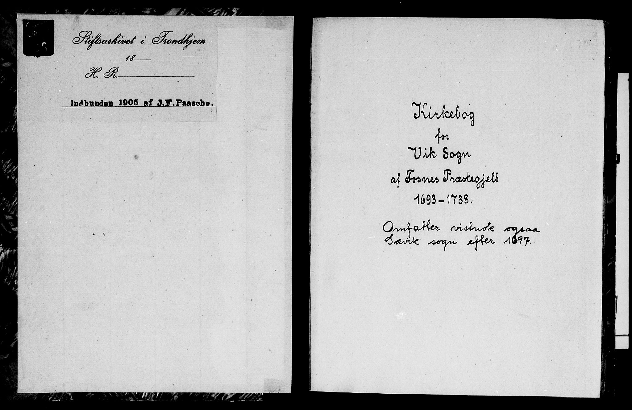 Ministerialprotokoller, klokkerbøker og fødselsregistre - Nord-Trøndelag, SAT/A-1458/774/L0627: Parish register (official) no. 774A01, 1693-1738