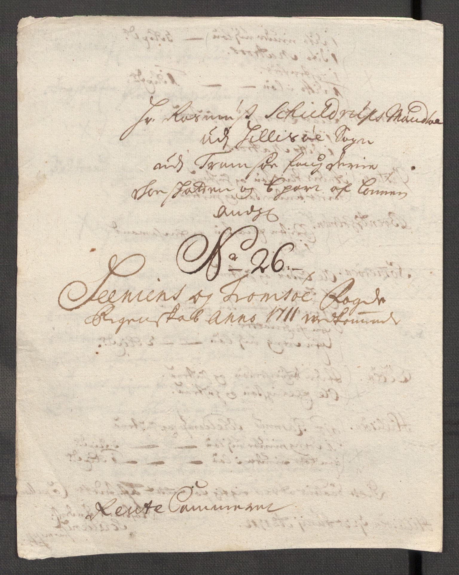 Rentekammeret inntil 1814, Reviderte regnskaper, Fogderegnskap, RA/EA-4092/R68/L4758: Fogderegnskap Senja og Troms, 1711-1712, p. 187