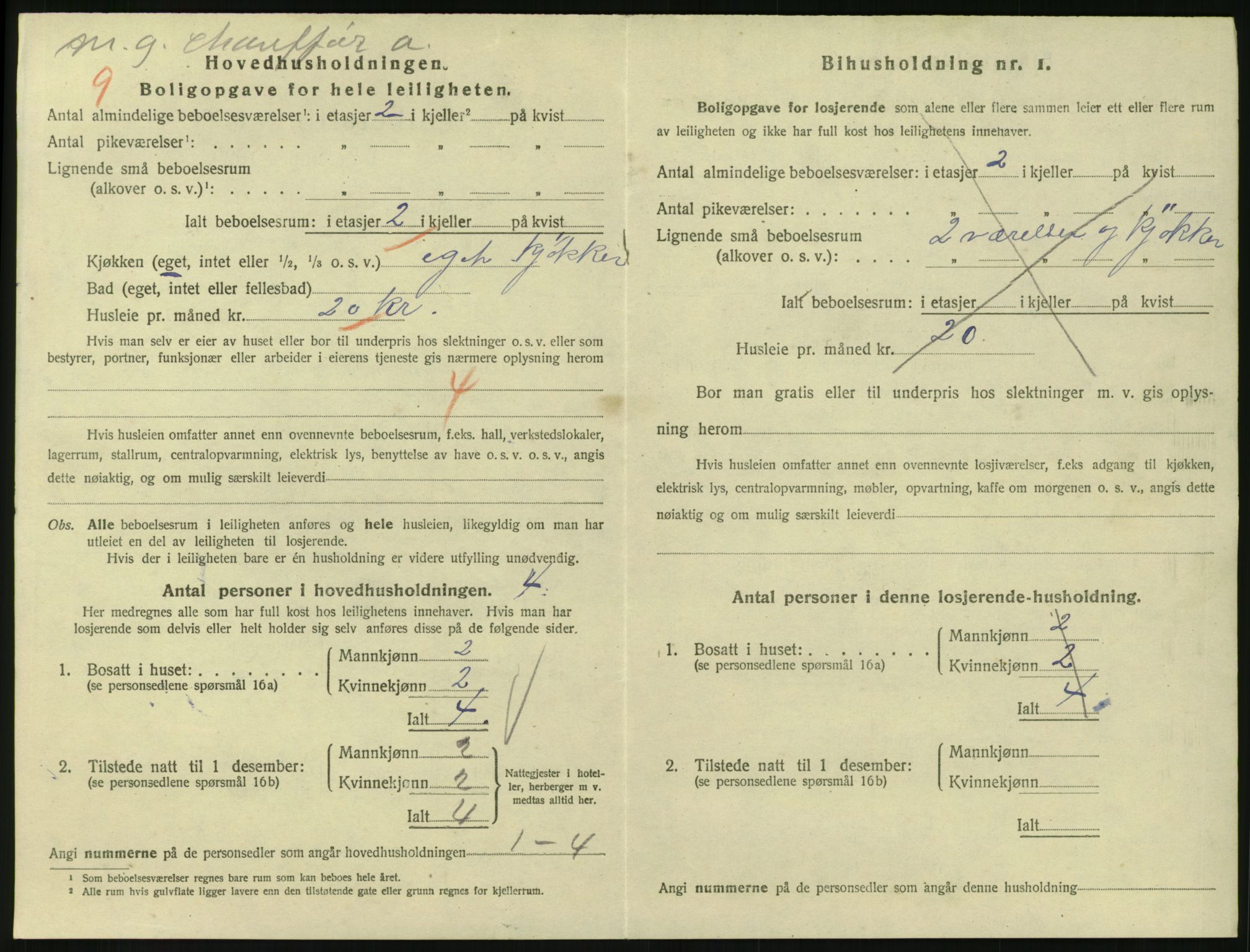 SAKO, 1920 census for Larvik, 1920, p. 3773