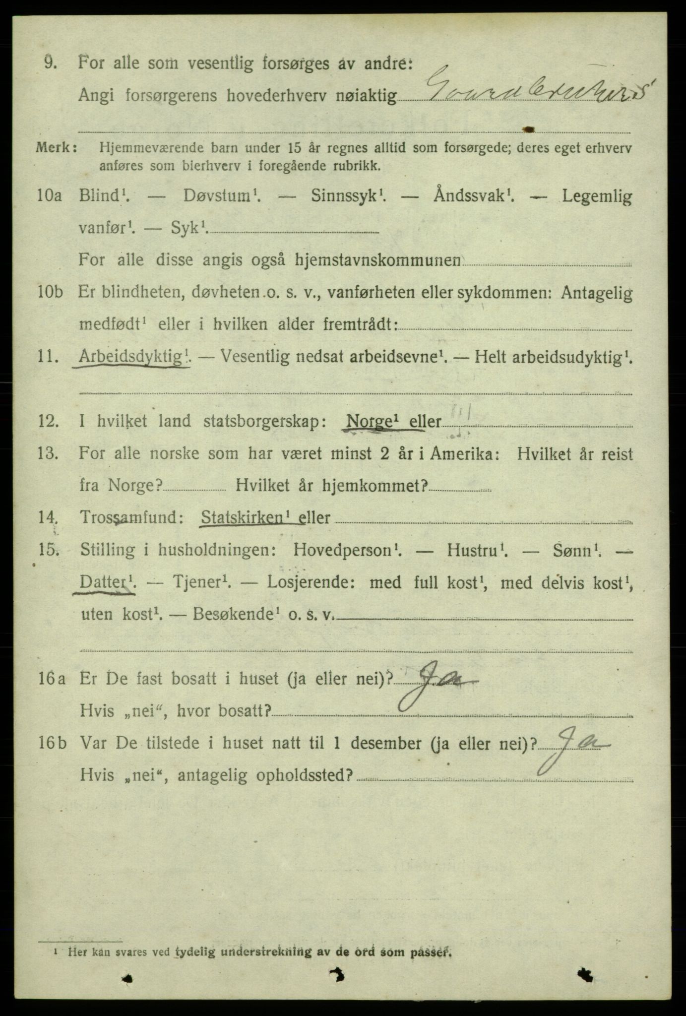 SAB, 1920 census for Kvinnherad, 1920, p. 7301